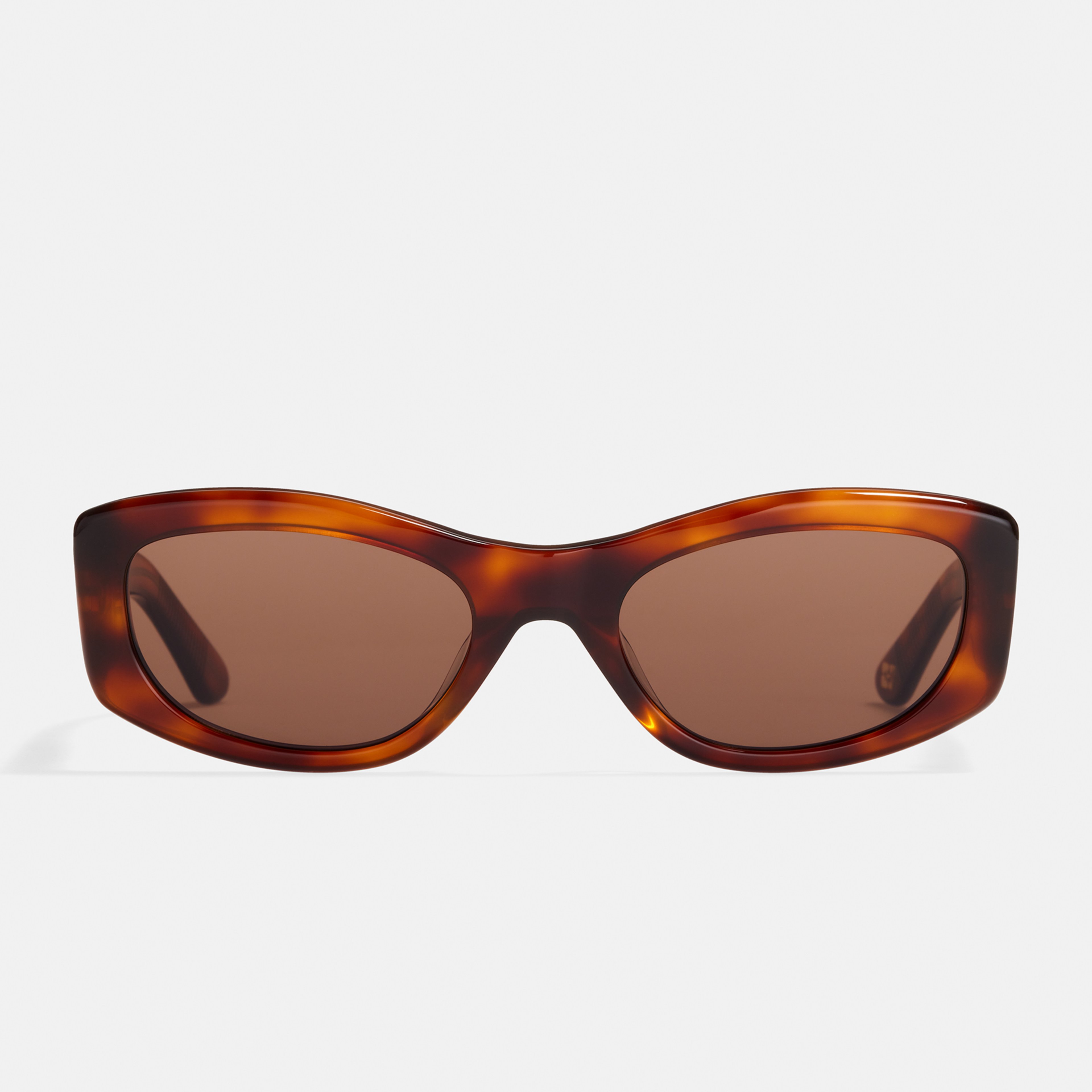 Ace & Tate Sunglasses | Rectangle Acetate in Brown