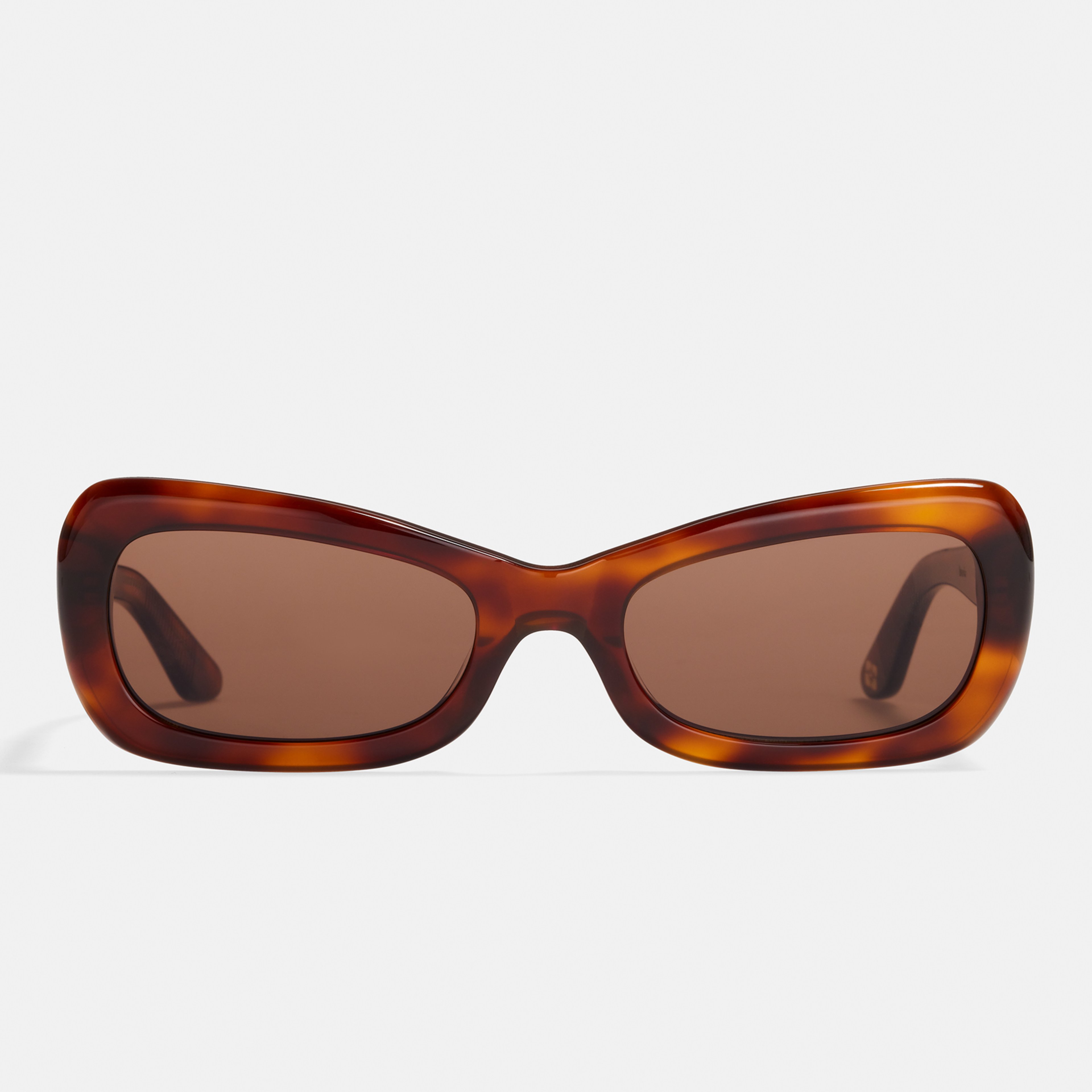 Ace & Tate Sonnenbrillen | Oval Acetat in Braun