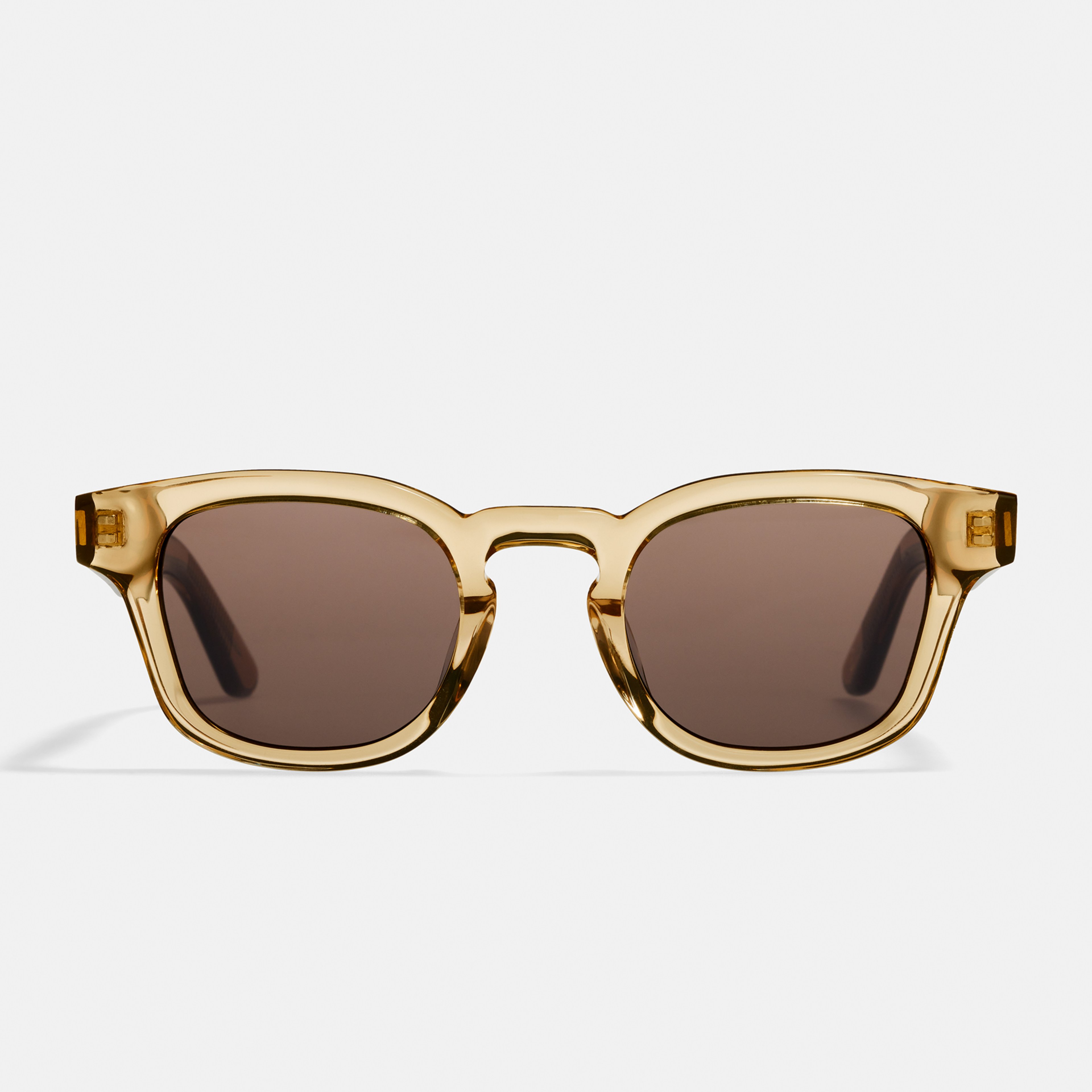Ace & Tate Sunglasses | Round Acetate in Brown, Orange, Yellow