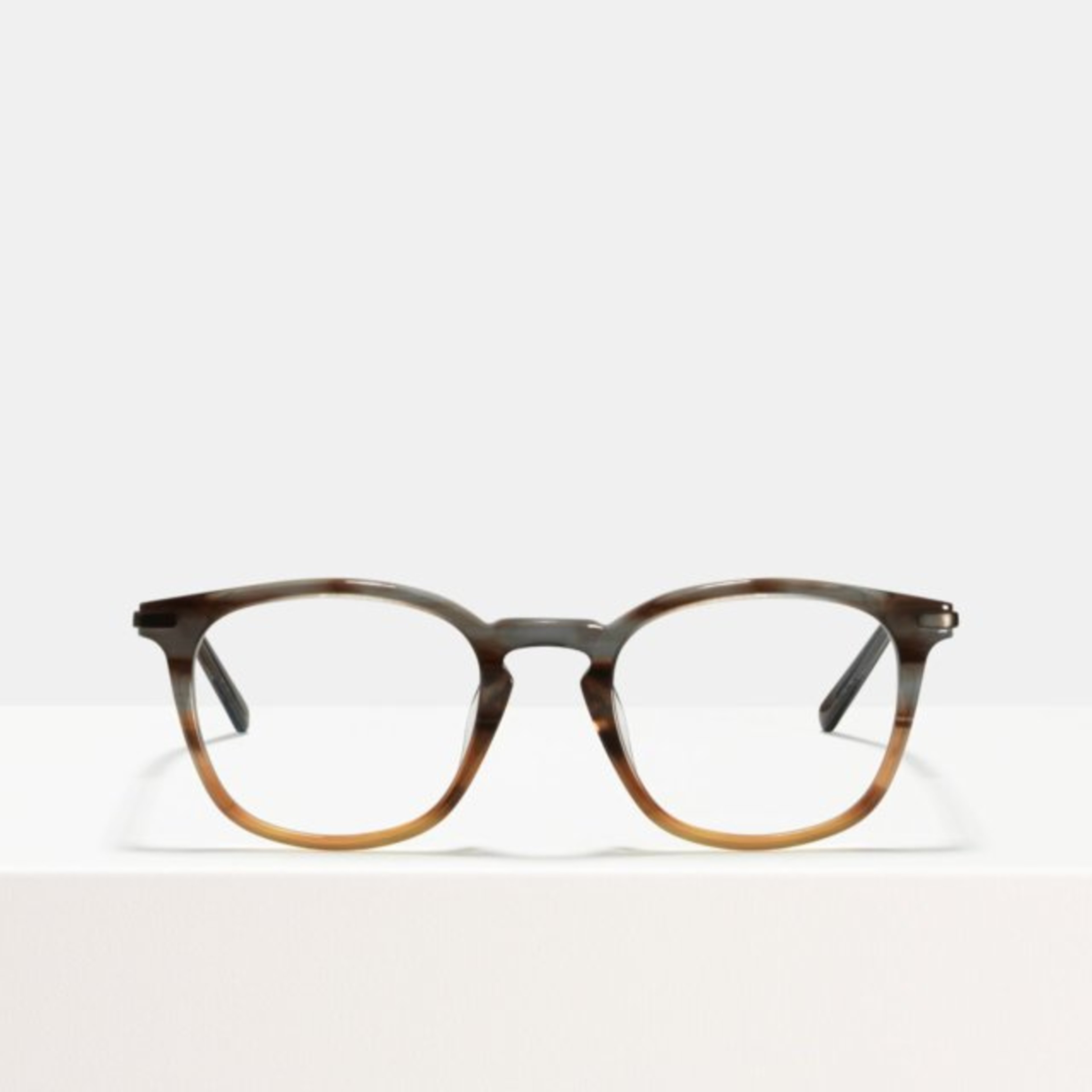 Ace & Tate Glasses | Square Acetate in Brown, Grey, Orange