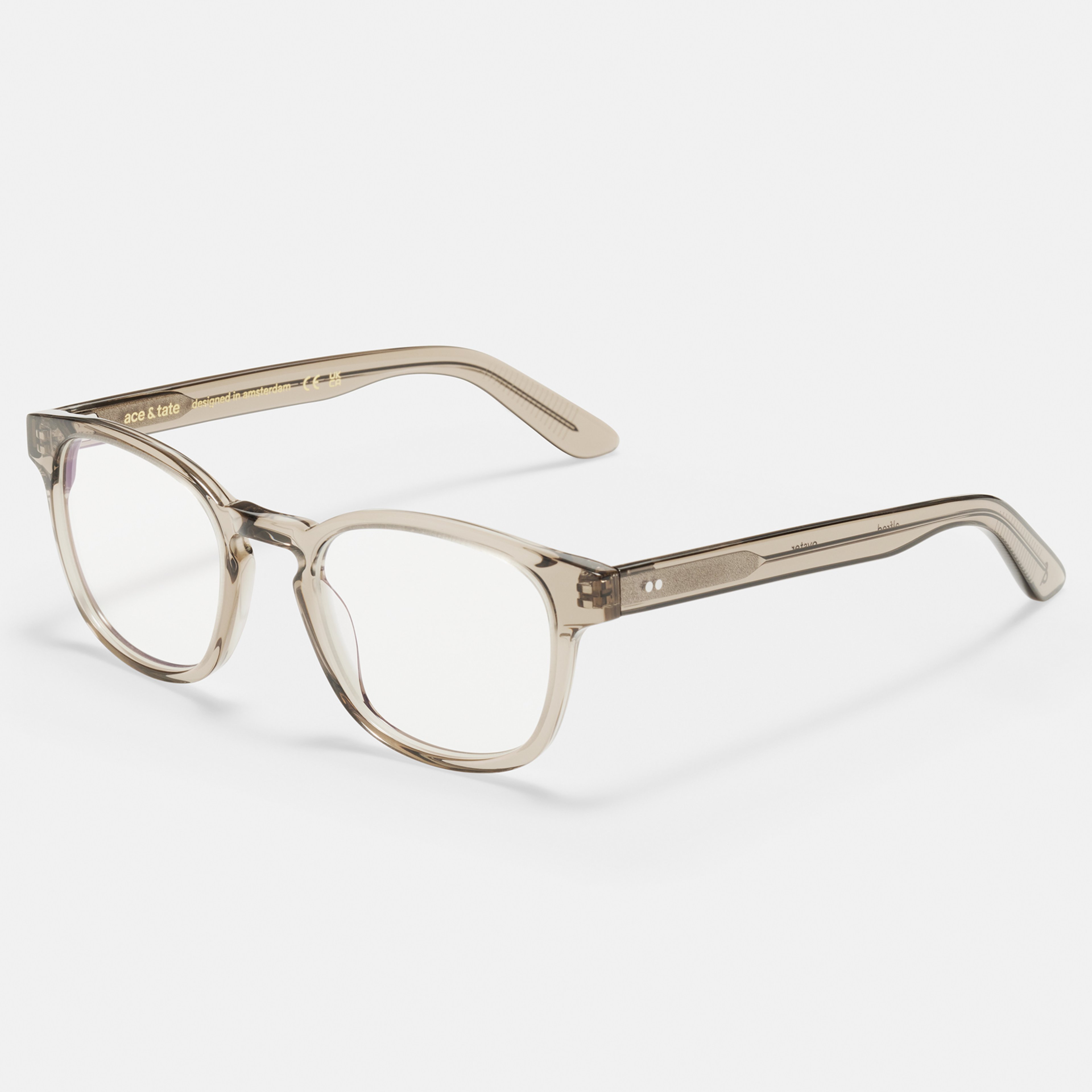Ace & Tate Optiques | Carrée Acétate in Gris