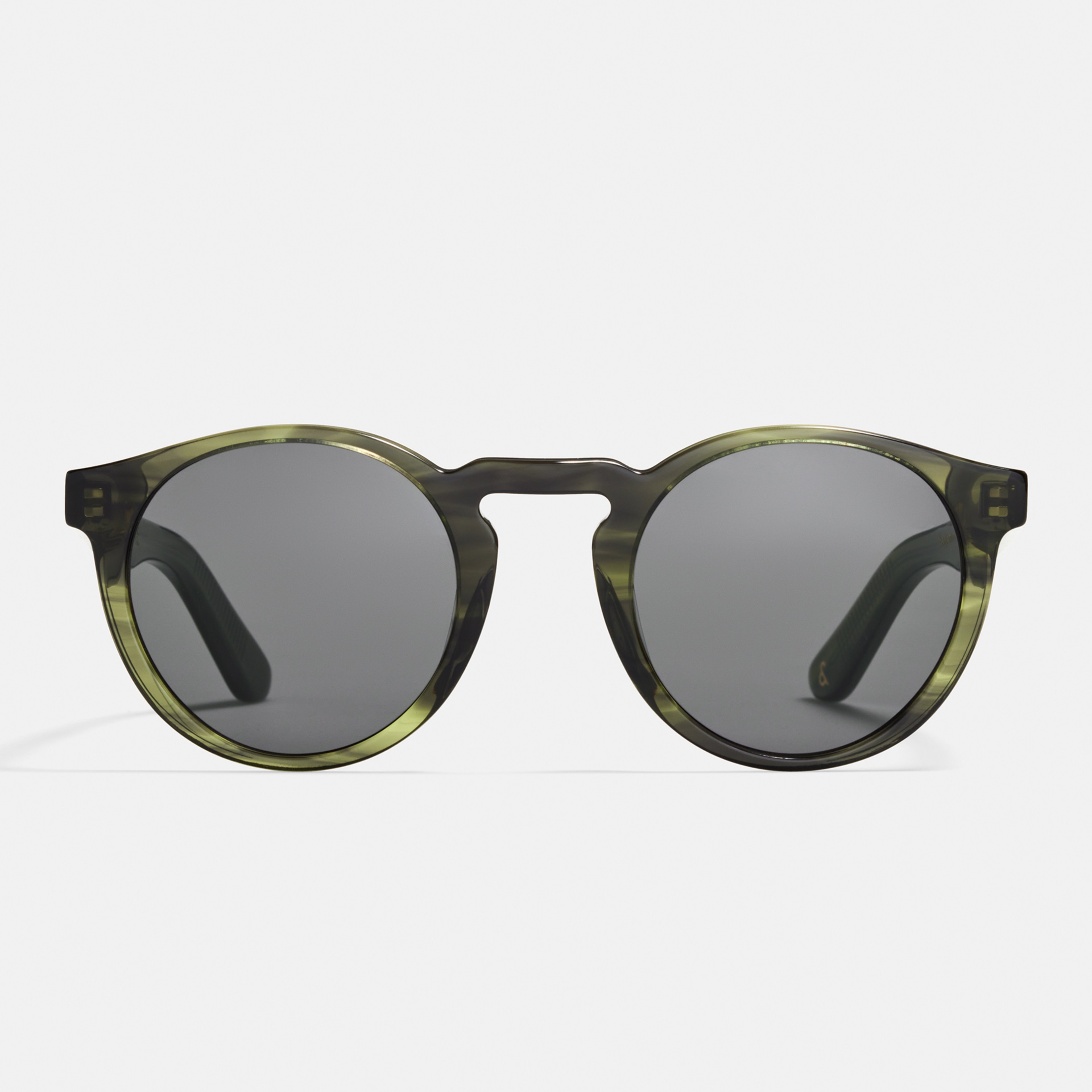 Ace & Tate Sunglasses | Round Acetate in Green