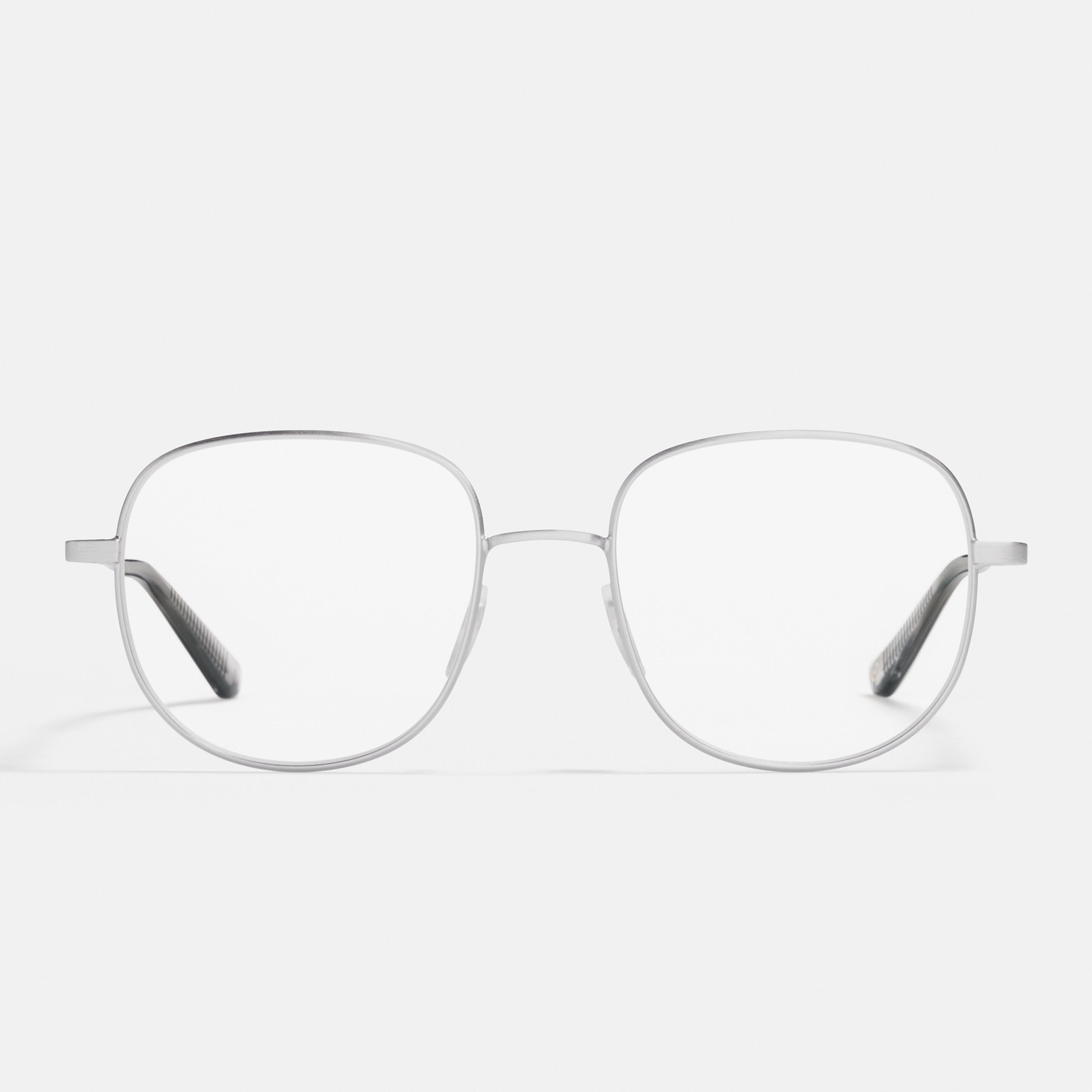 Ace & Tate Glasses | Round Metal in Silver