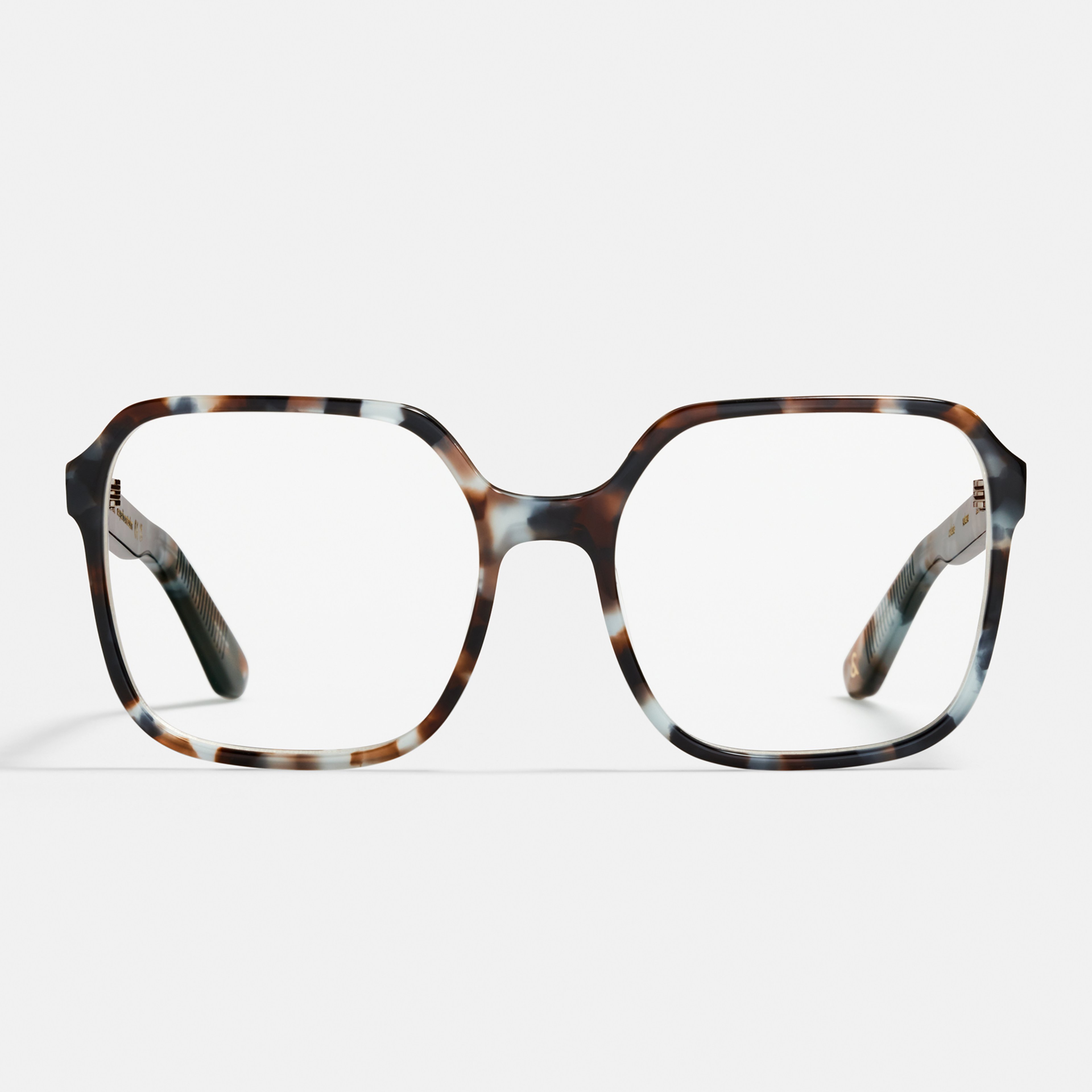 Ace & Tate Optiques | Carrée Acétate in Bleu, Gris, Rouge