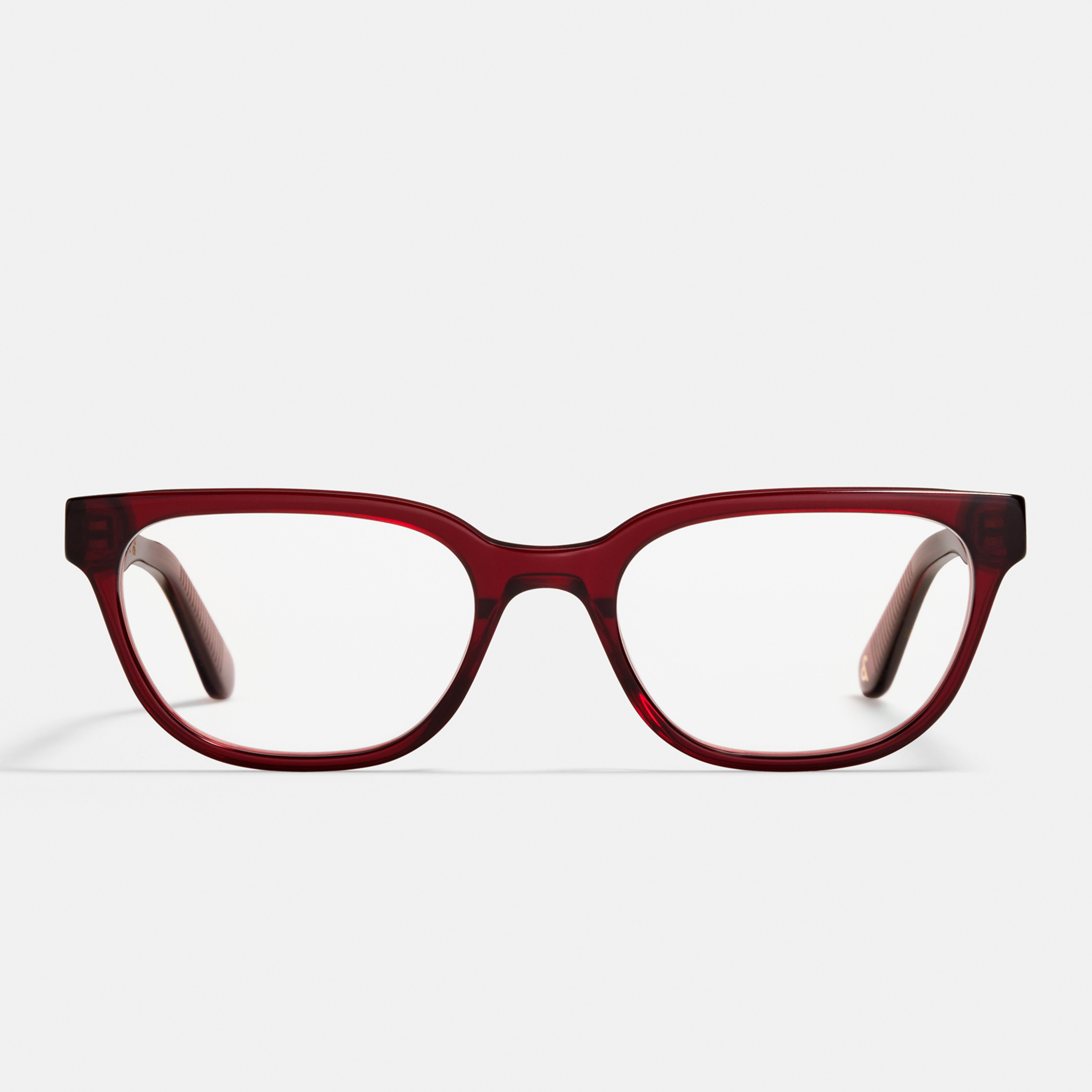 Ace & Tate Glasses | Rectangle Acetate in Red