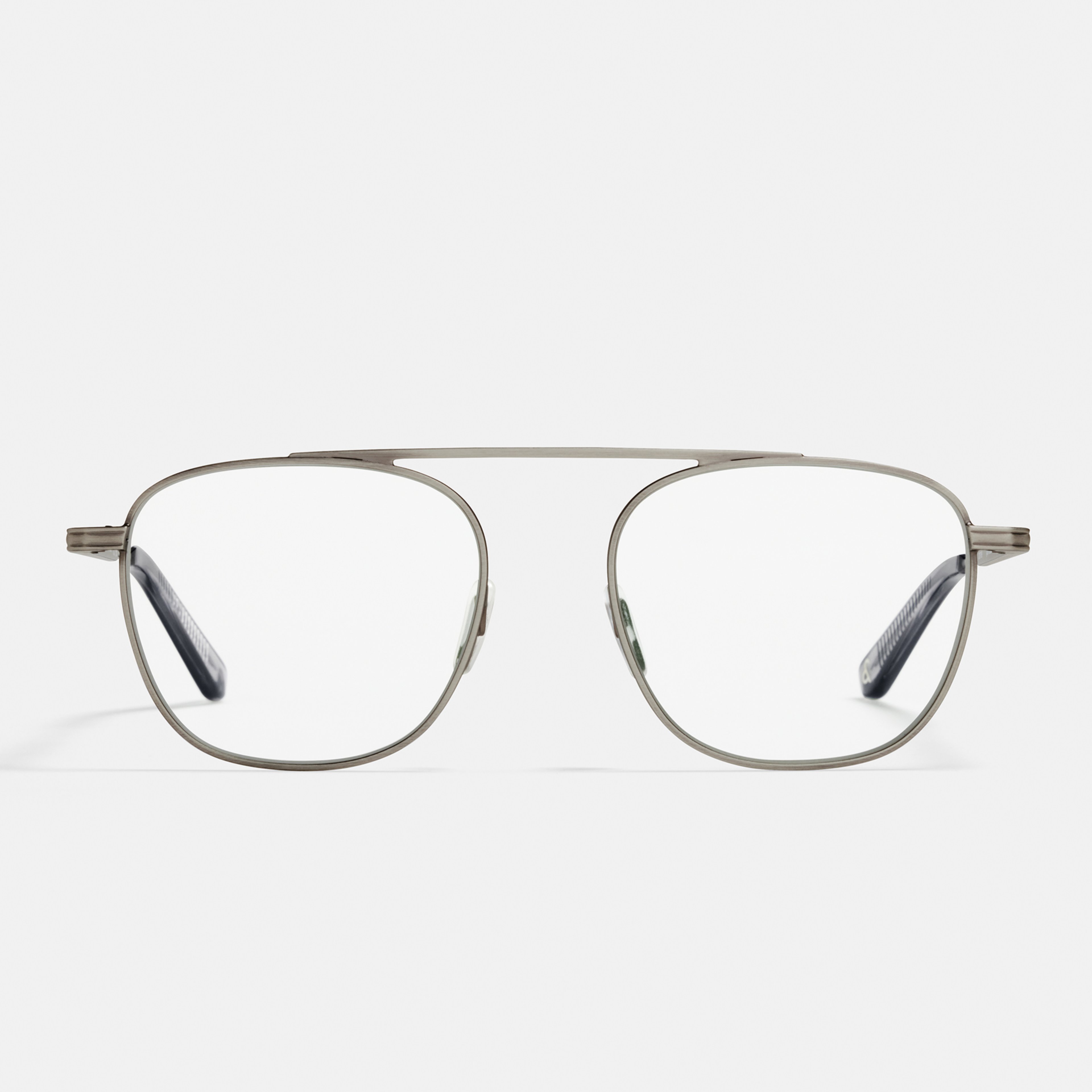 Ace & Tate Glasses | Square Metal in Grey