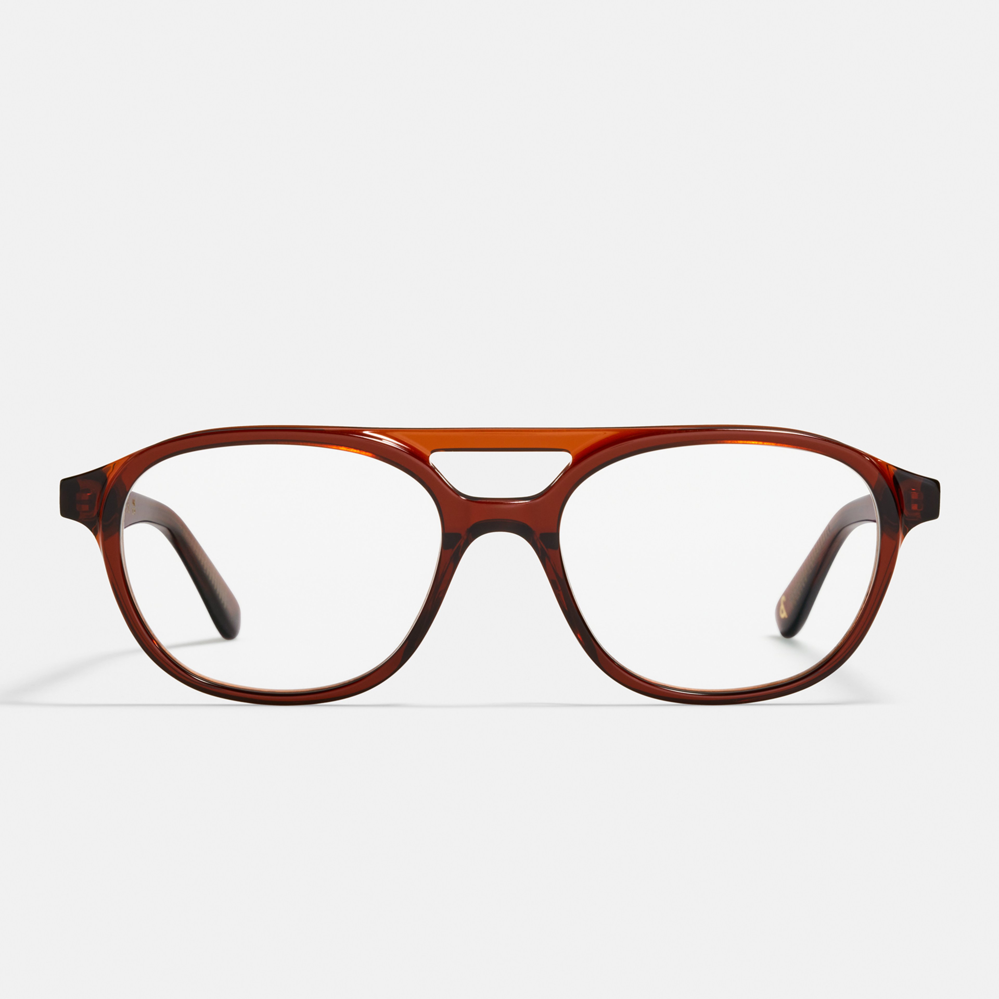 Ace & Tate Glasses | Round Acetate in Red