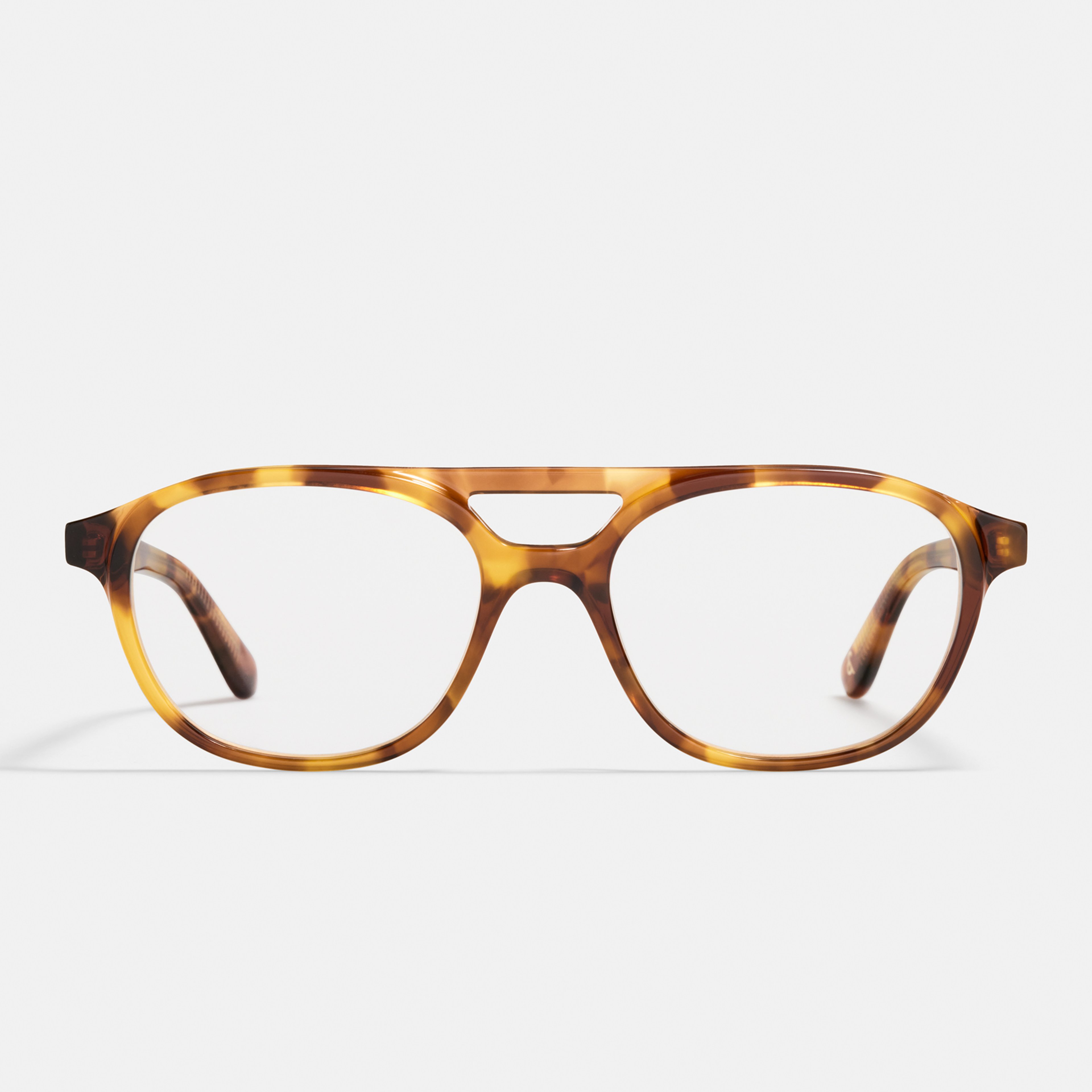 Ace & Tate Glasses | Round Acetate in Beige, Brown, Yellow