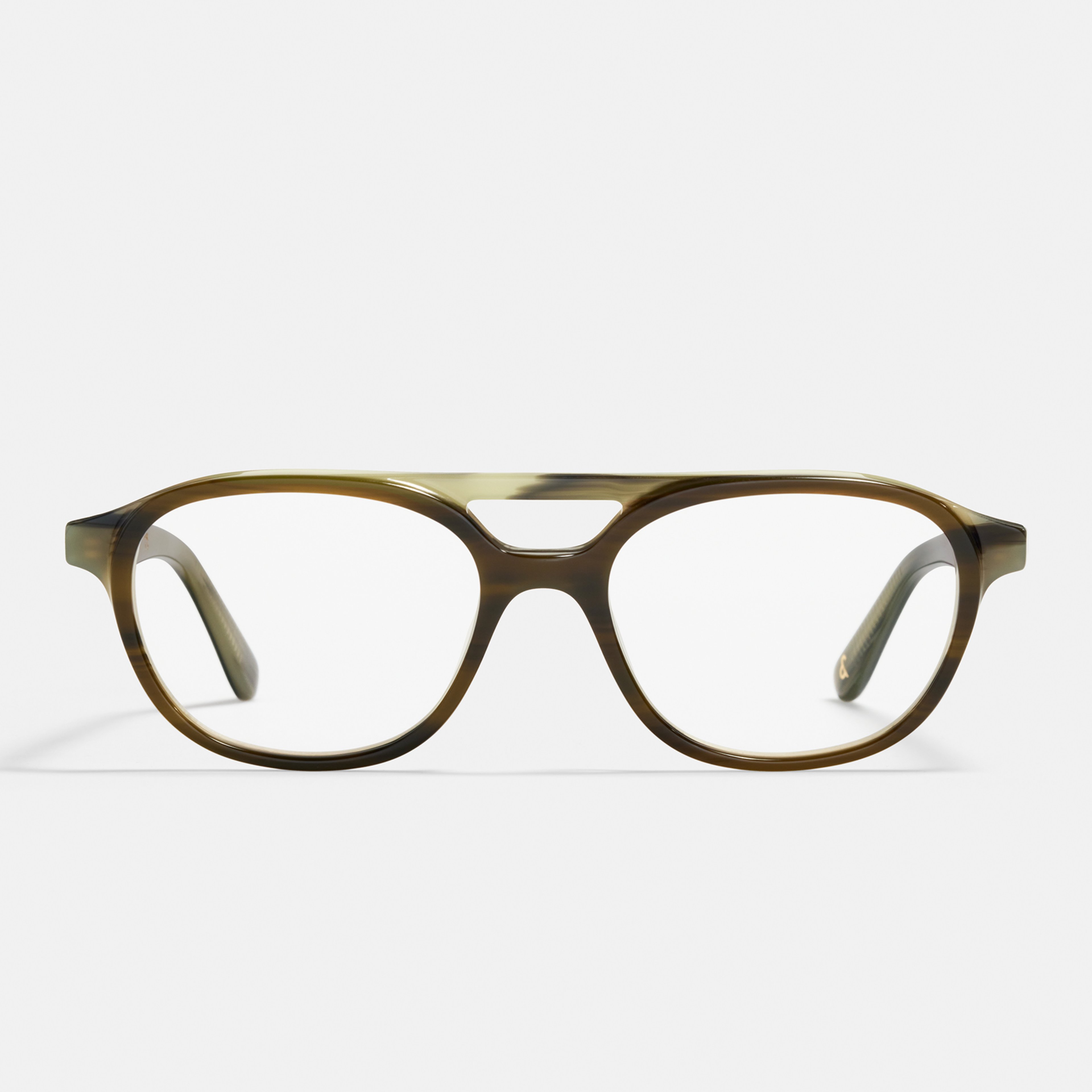 Ace & Tate Optiques | Ronde Acétate in Vert, Gris