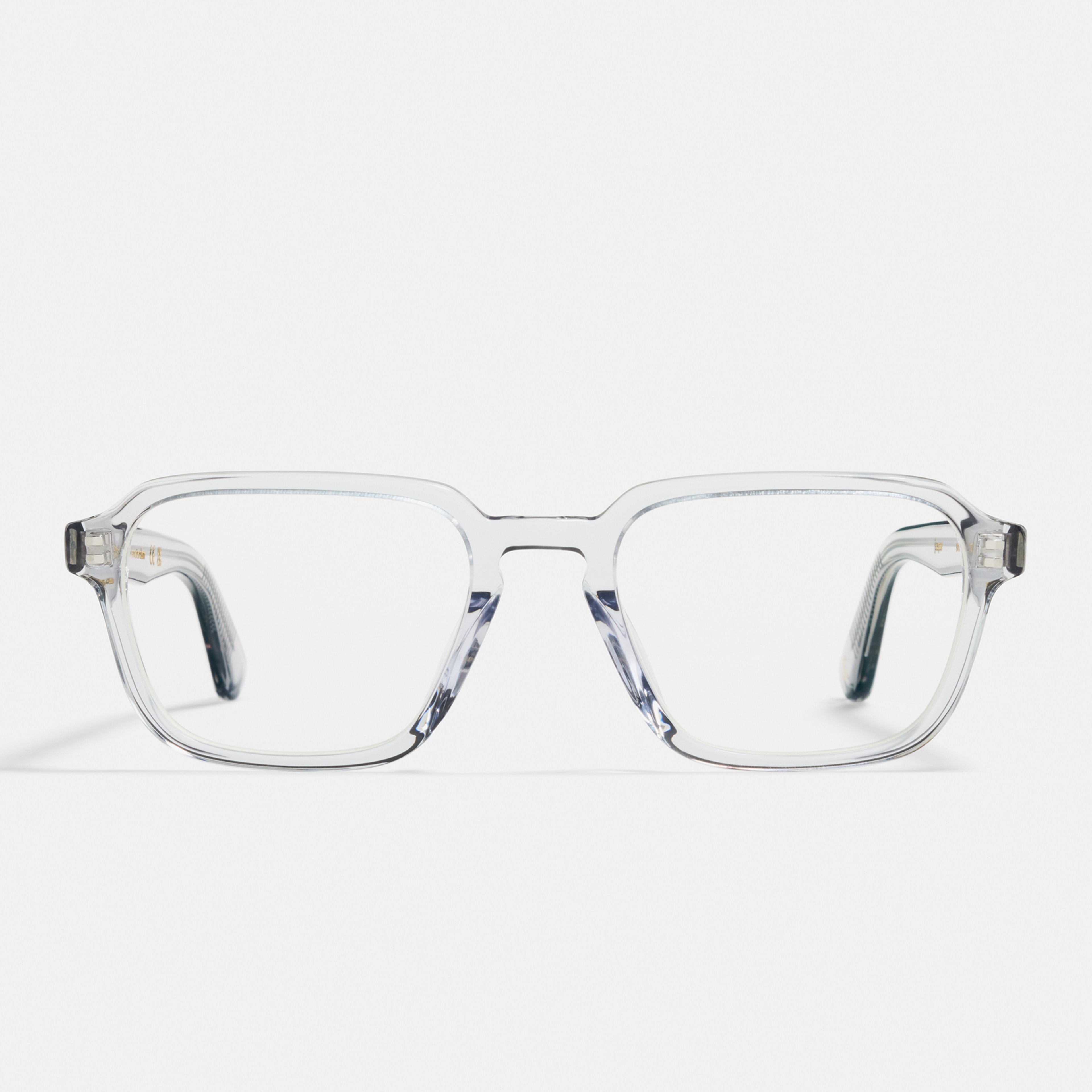 Ace & Tate Optiques | Hexagonal Acétate in Clair, Gris