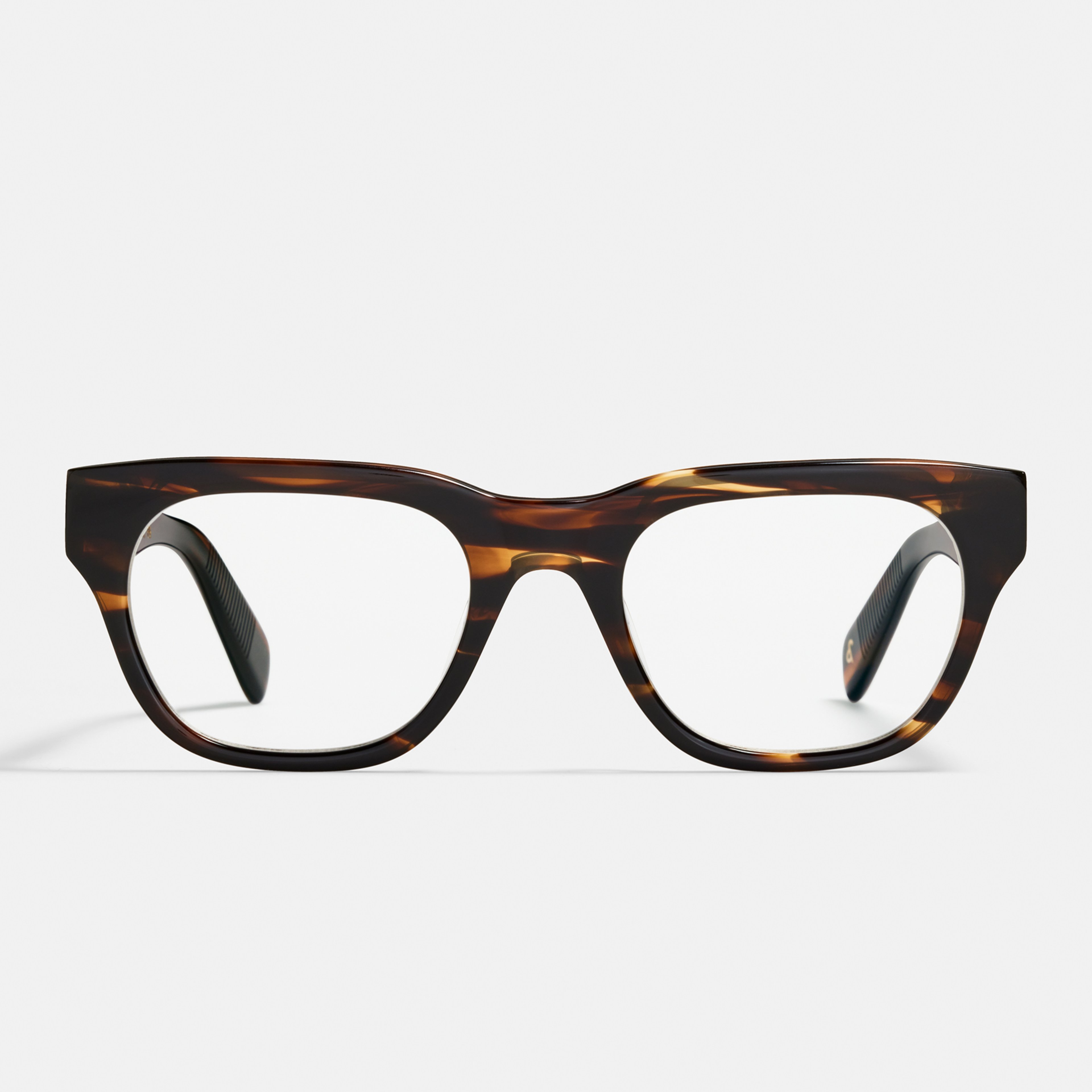 Ace & Tate Optiques | Carrée Acétate in Marron, Orange