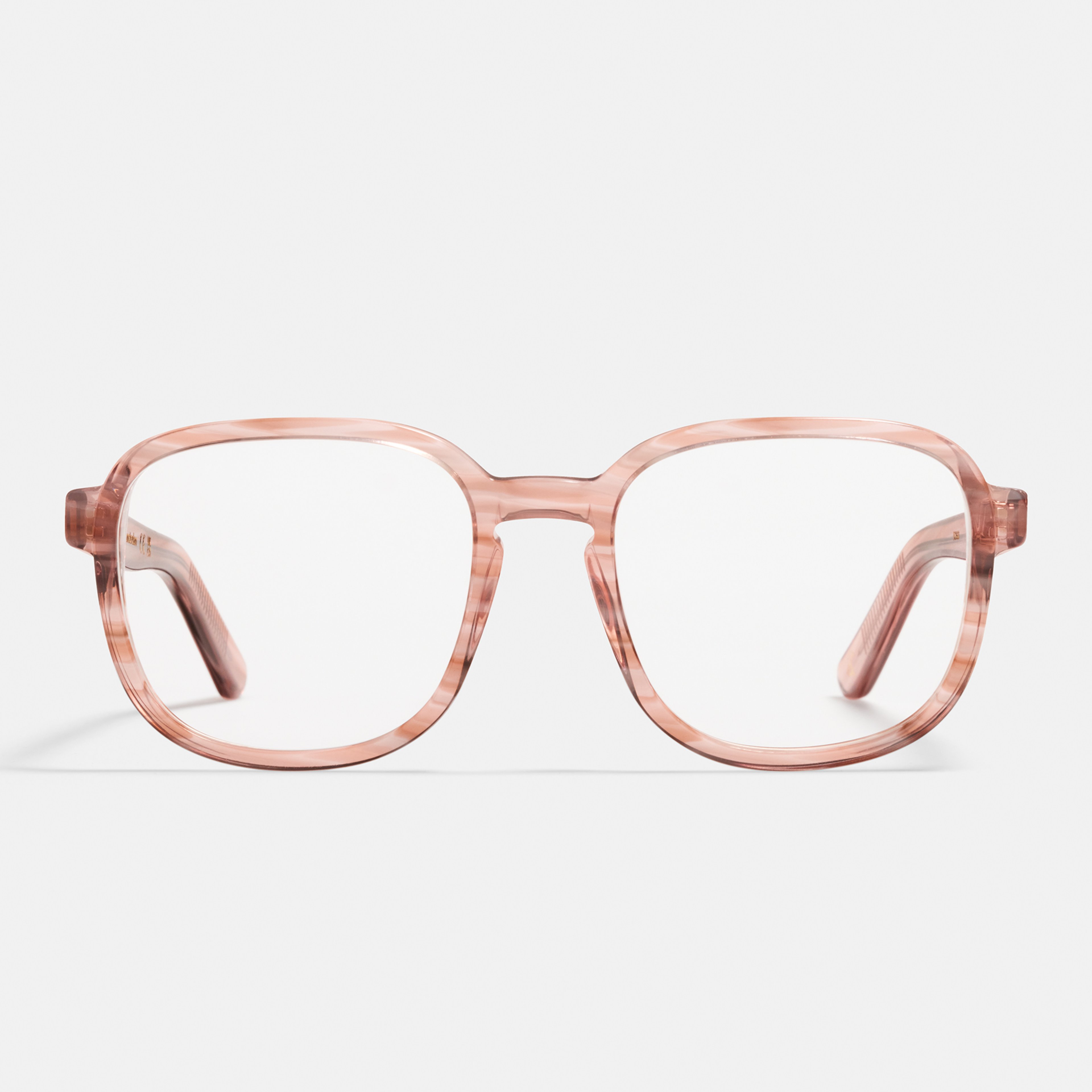 Ace & Tate Glasses | Square Acetate in Beige, Orange
