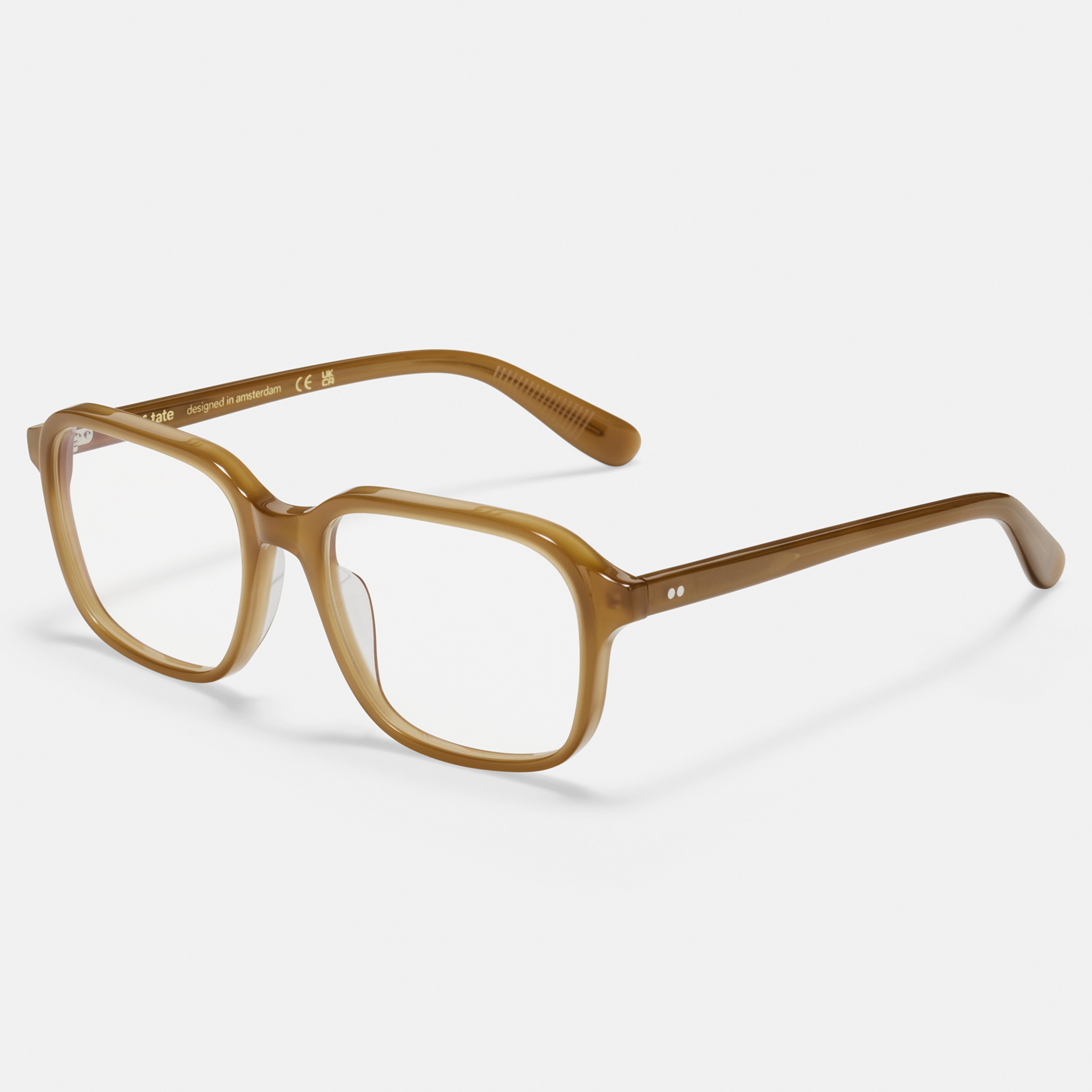Ace & Tate Optiques | Carrée Acétate in Marron