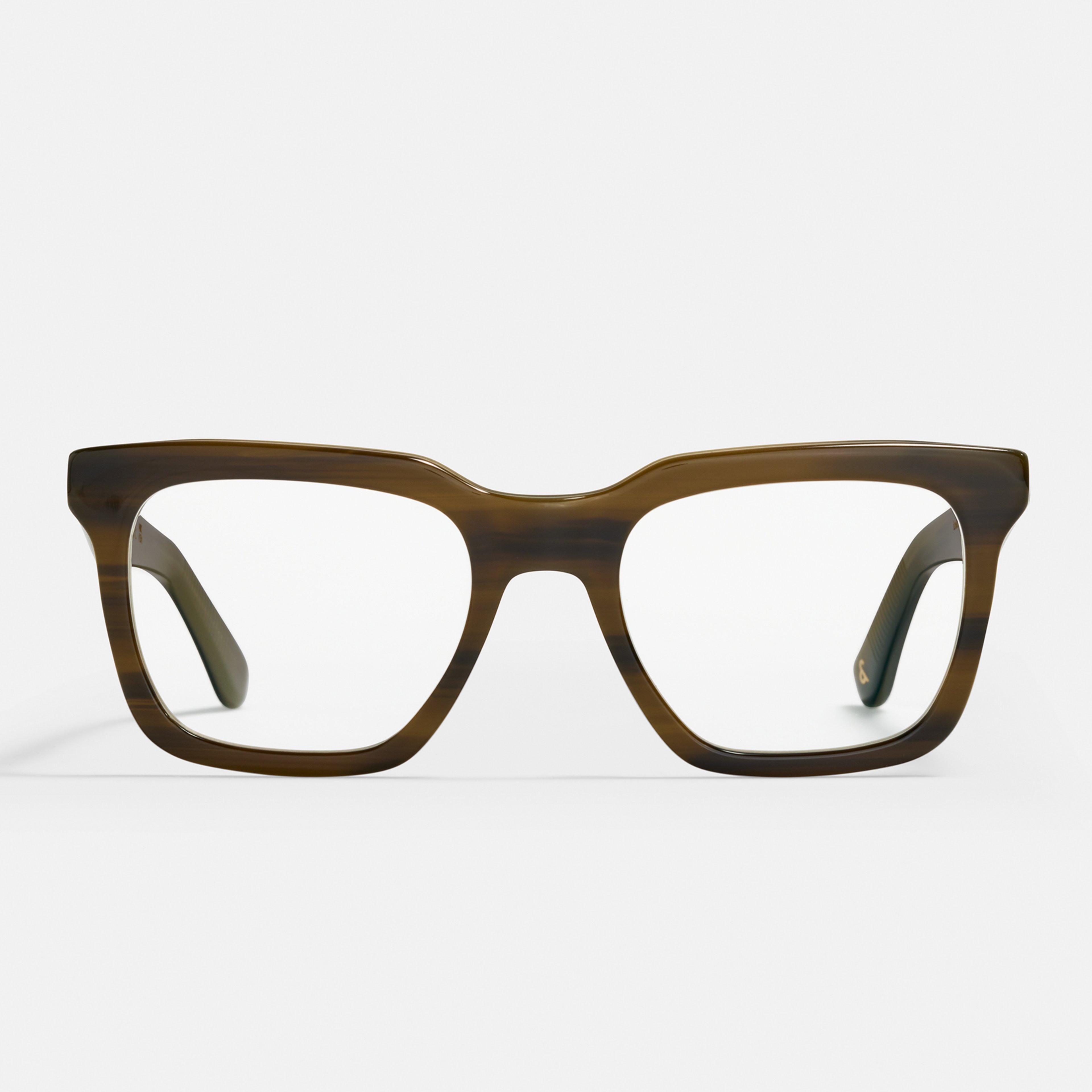 Ace & Tate Optiques | Carrée Acétate in Vert, Gris