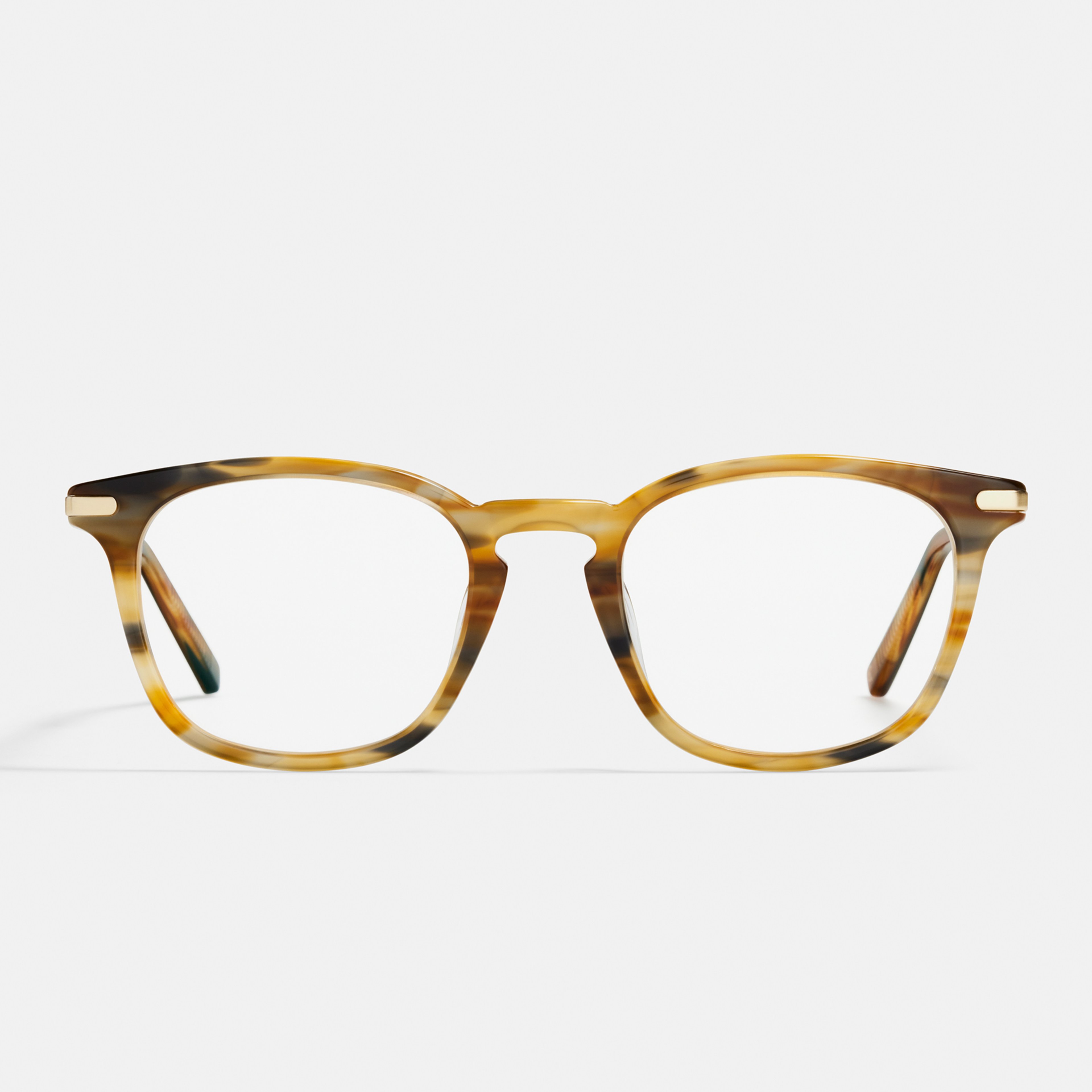 Ace & Tate Brillen | Vierkant Combi in Blauw, Oranje, Geel