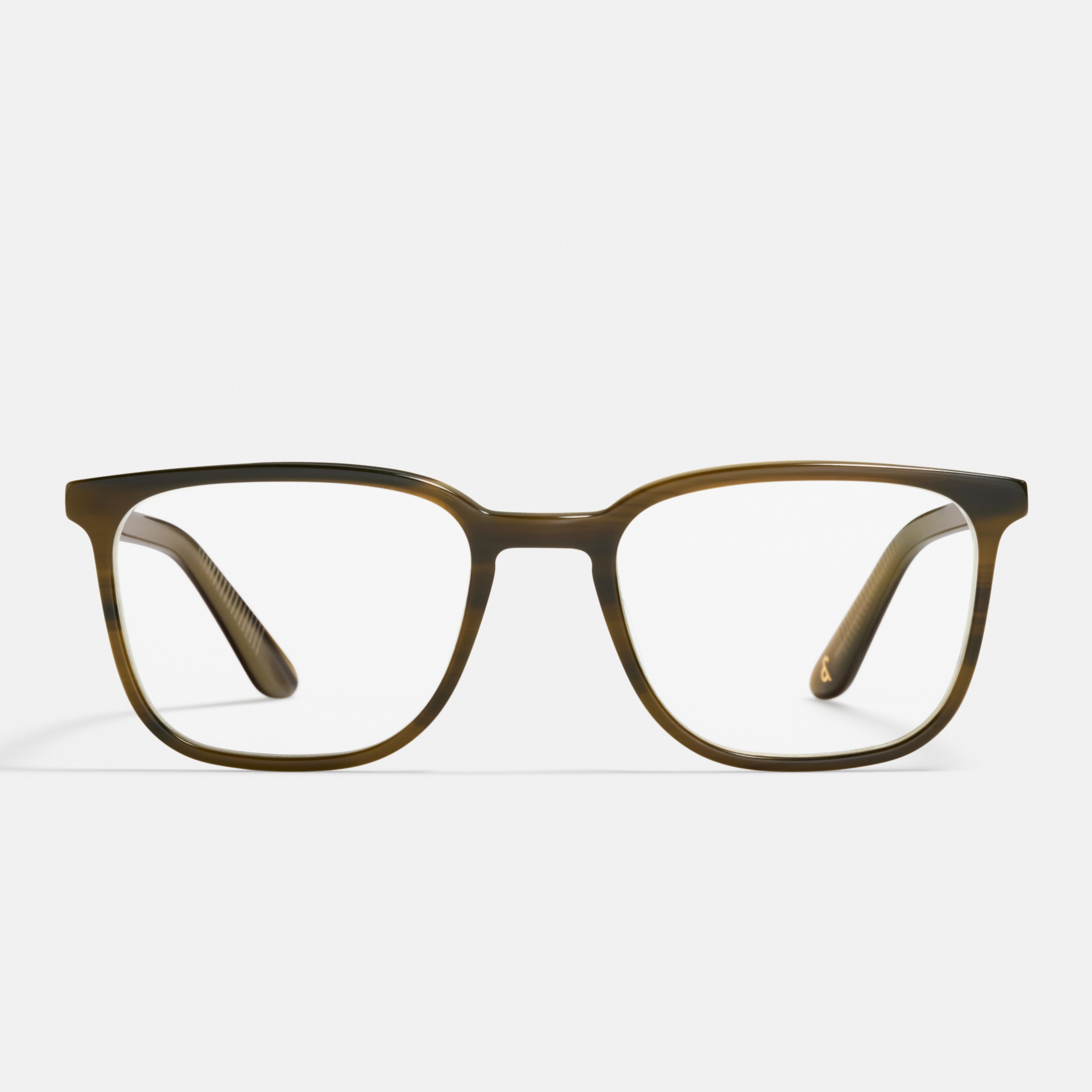 Ace & Tate Glasses | Rectangle Acetate in Green, Grey