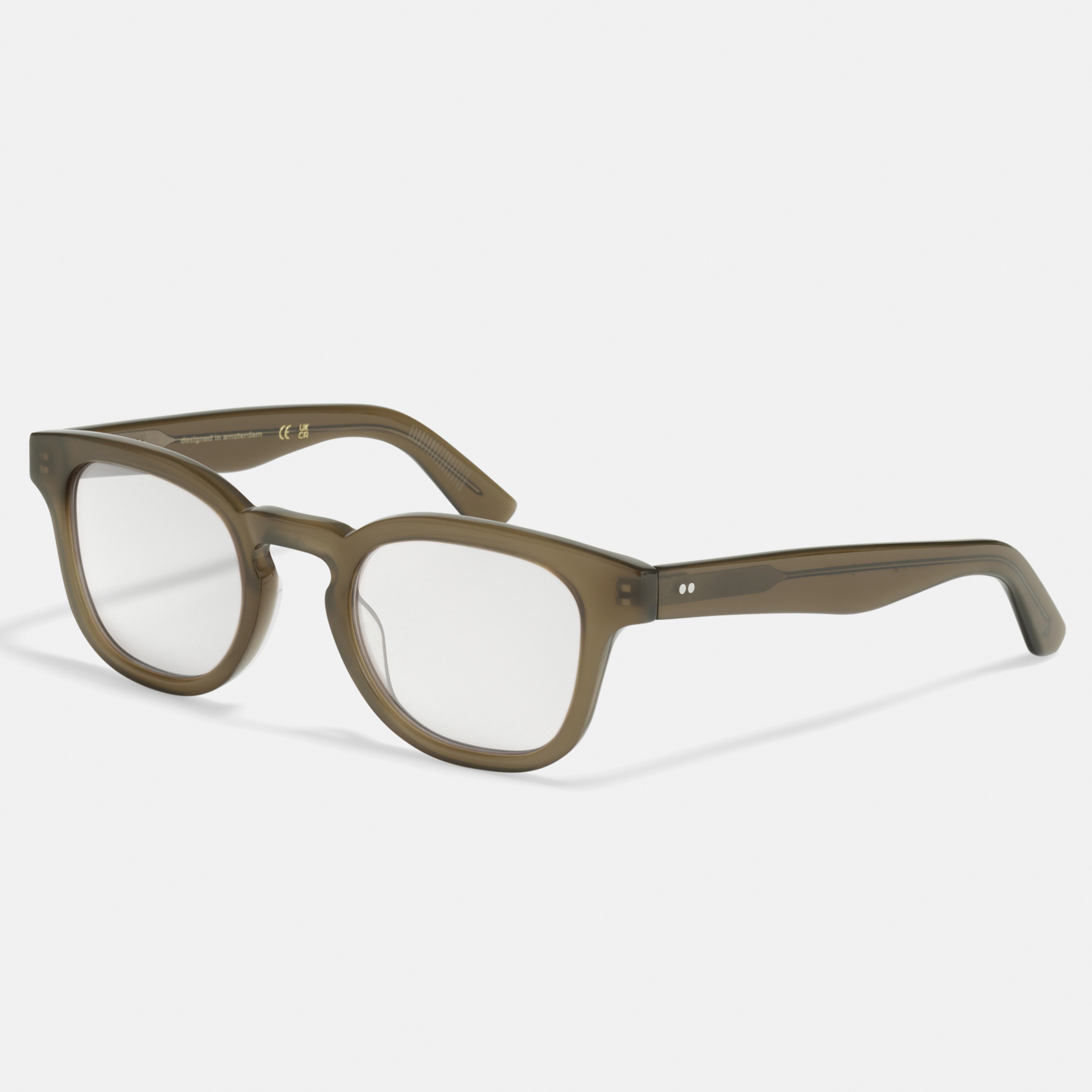 Ace & Tate Brillen | Rund Renew bio acetate in Grün