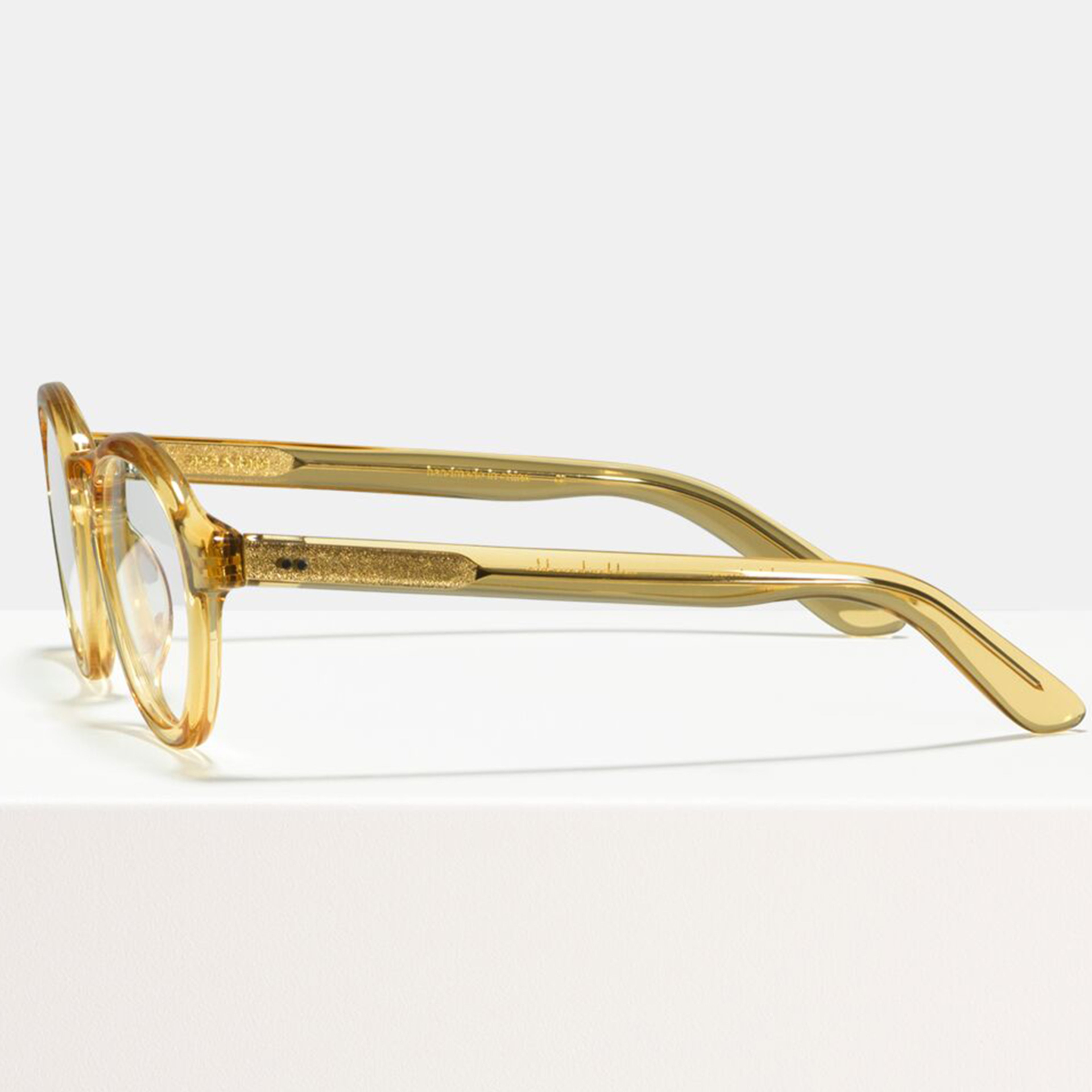 Ace & Tate Gafas | Redonda Acetato in Amarillo