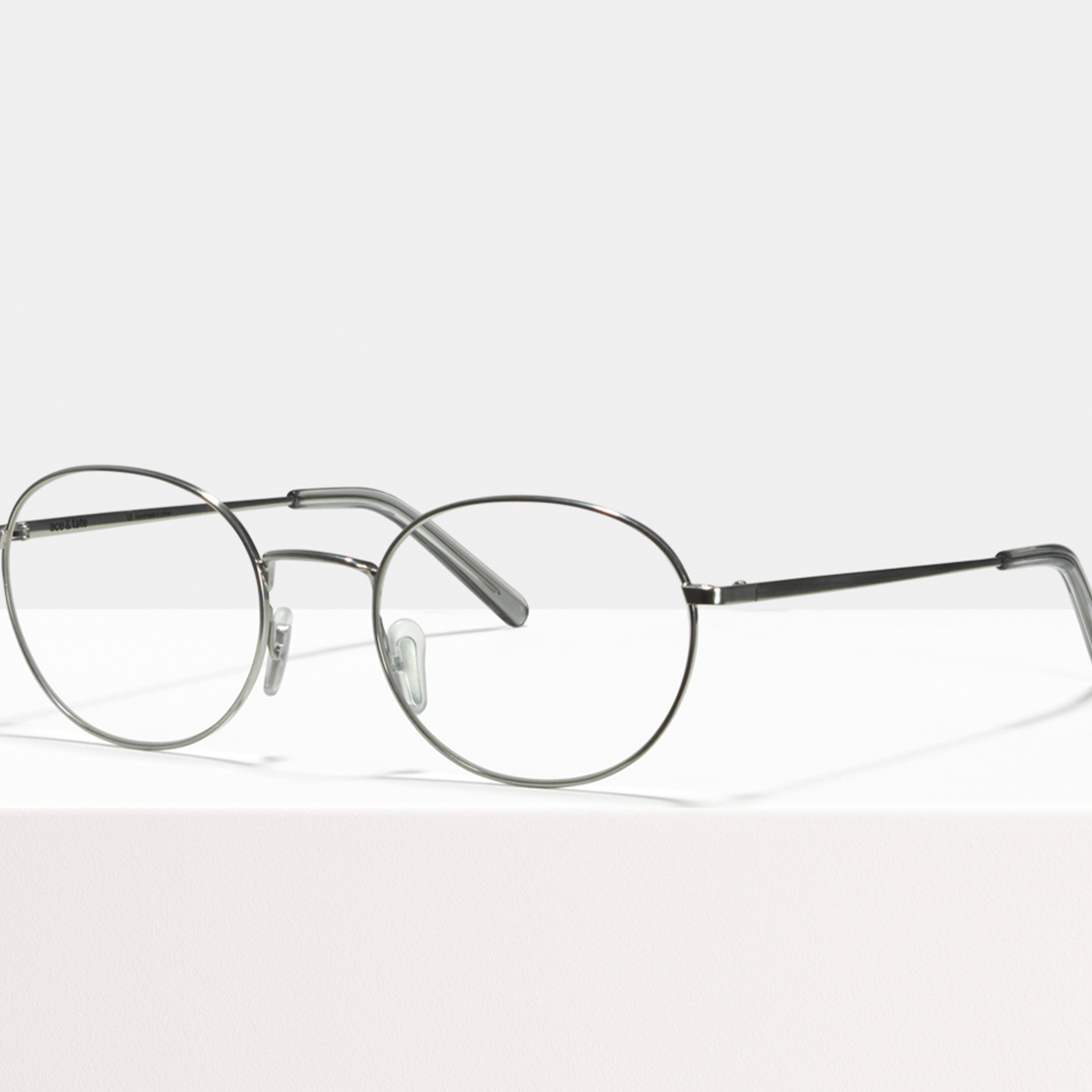 Ace & Tate Brillen | Oval Metall in Silber