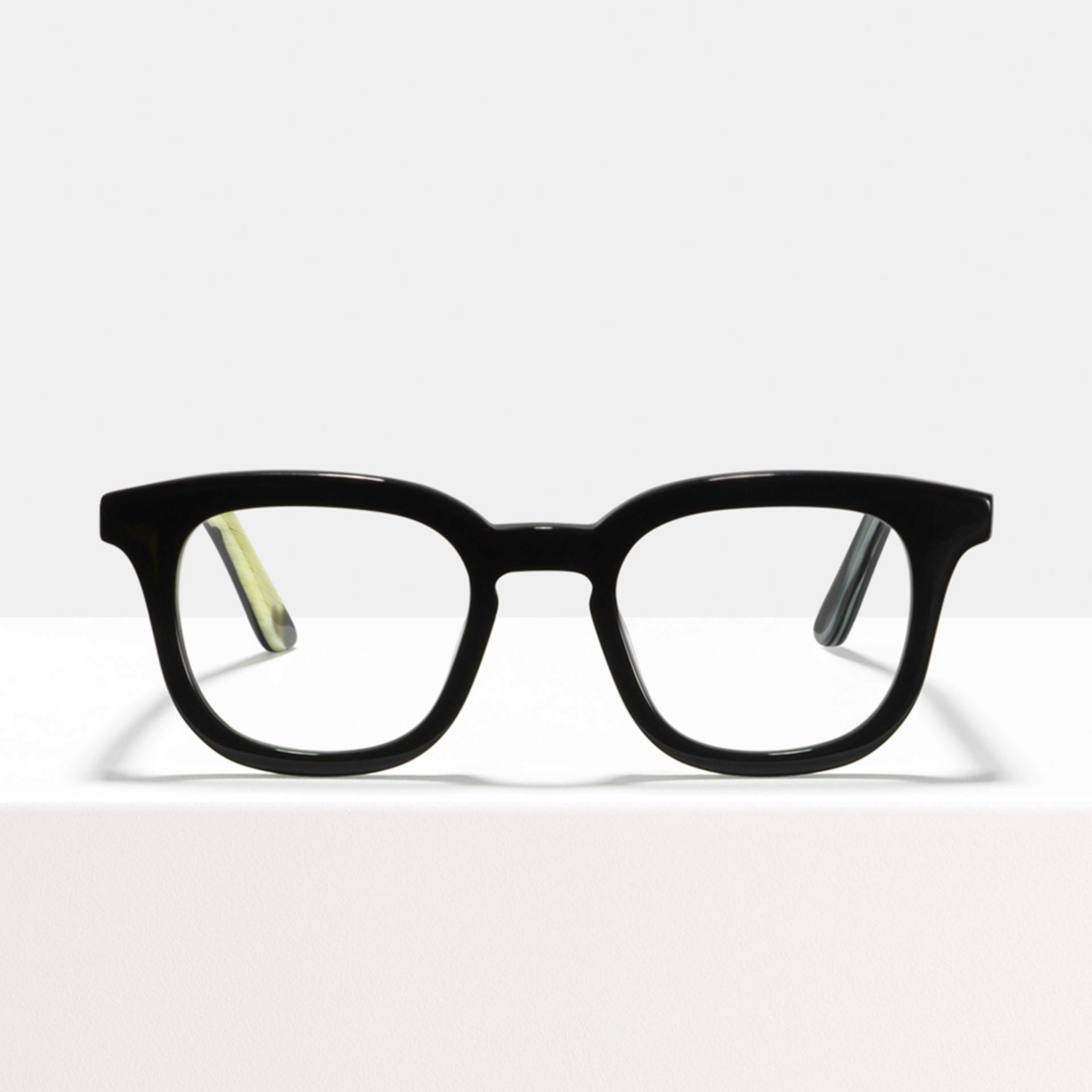 Ace & Tate Glasses | Square Acetate in Black