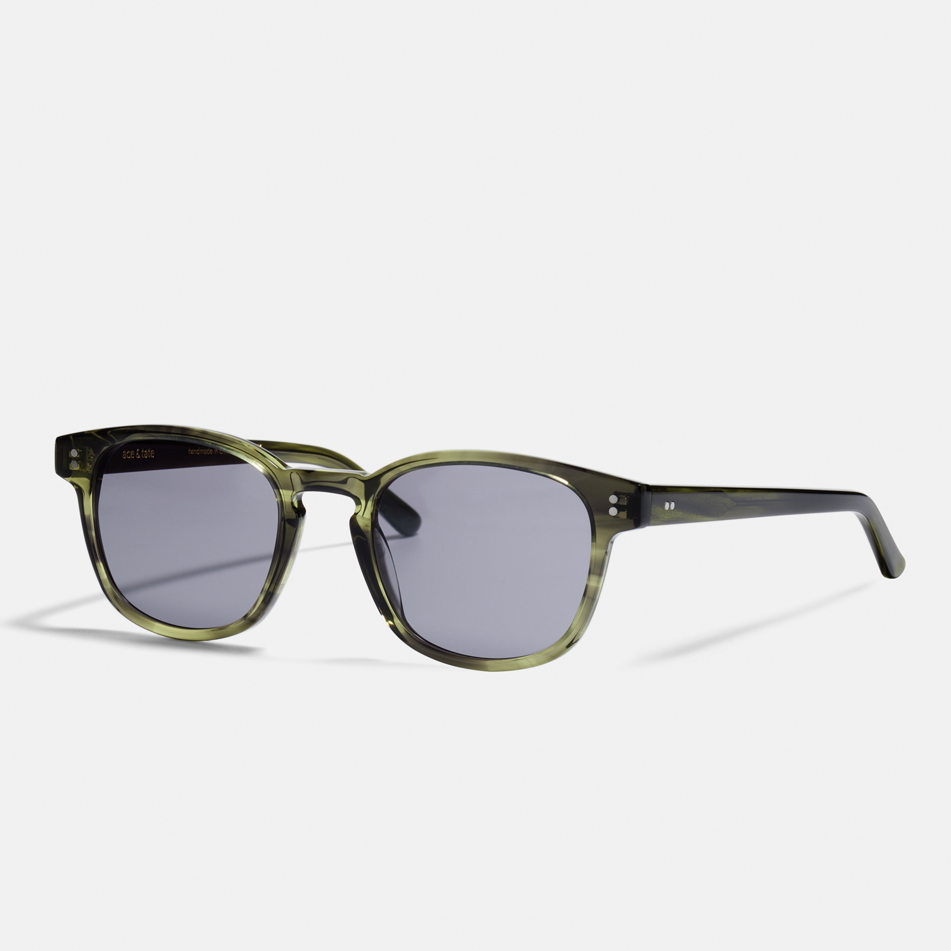 Ace & Tate Sonnenbrillen | Quadratisch Acetat in Grün