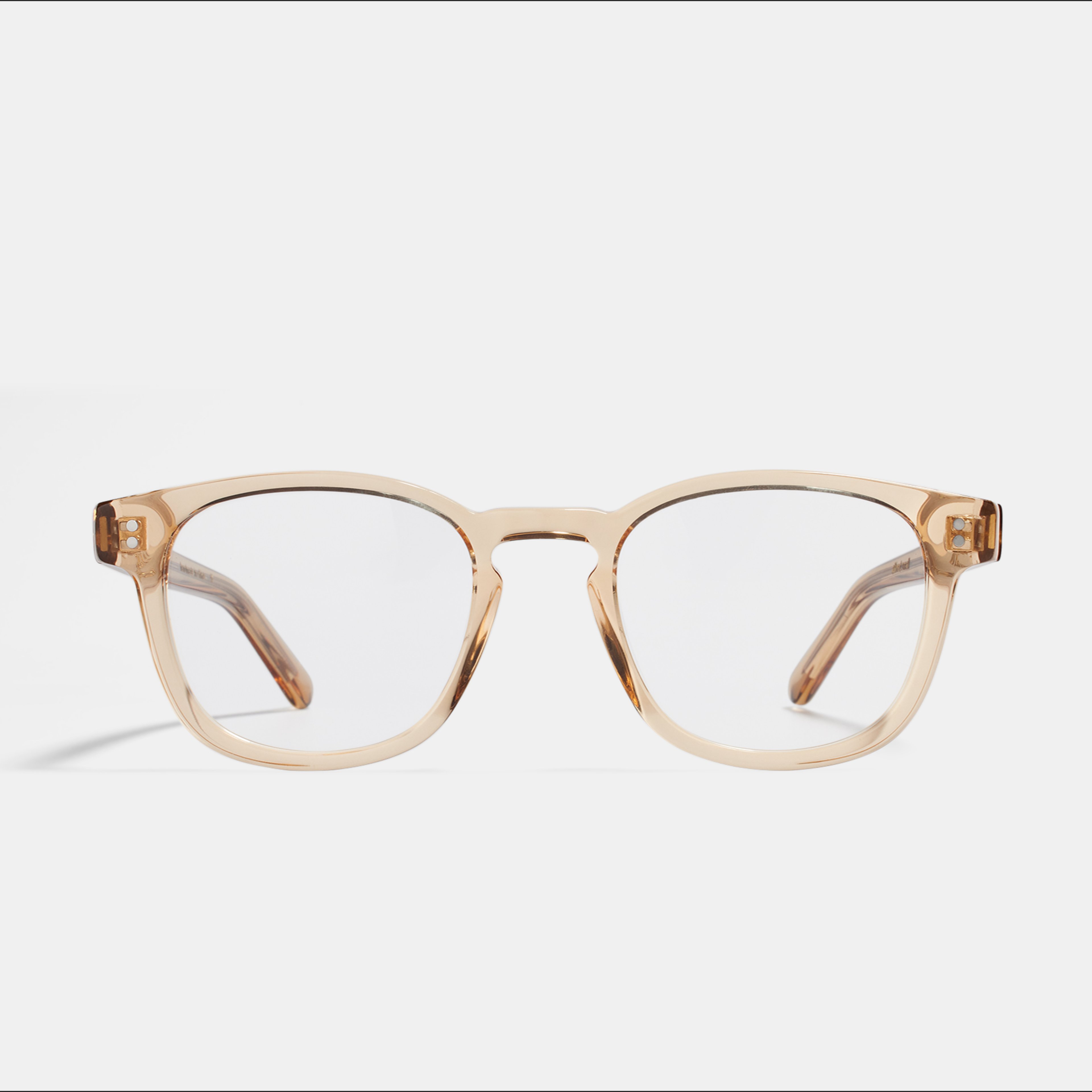 Ace & Tate Brillen | Quadratisch Acetat in Gelb