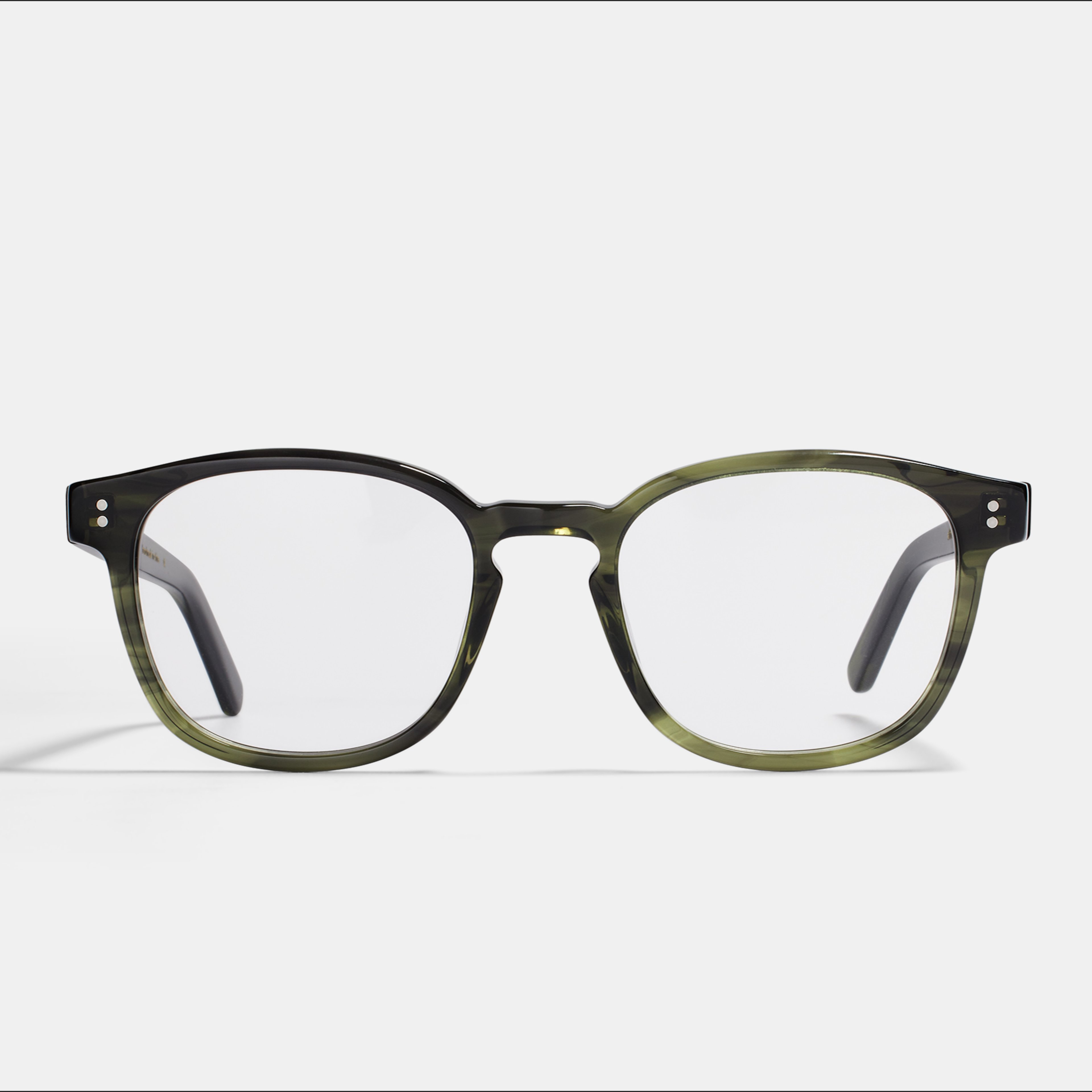Ace & Tate Glasses | Square Acetate in Green