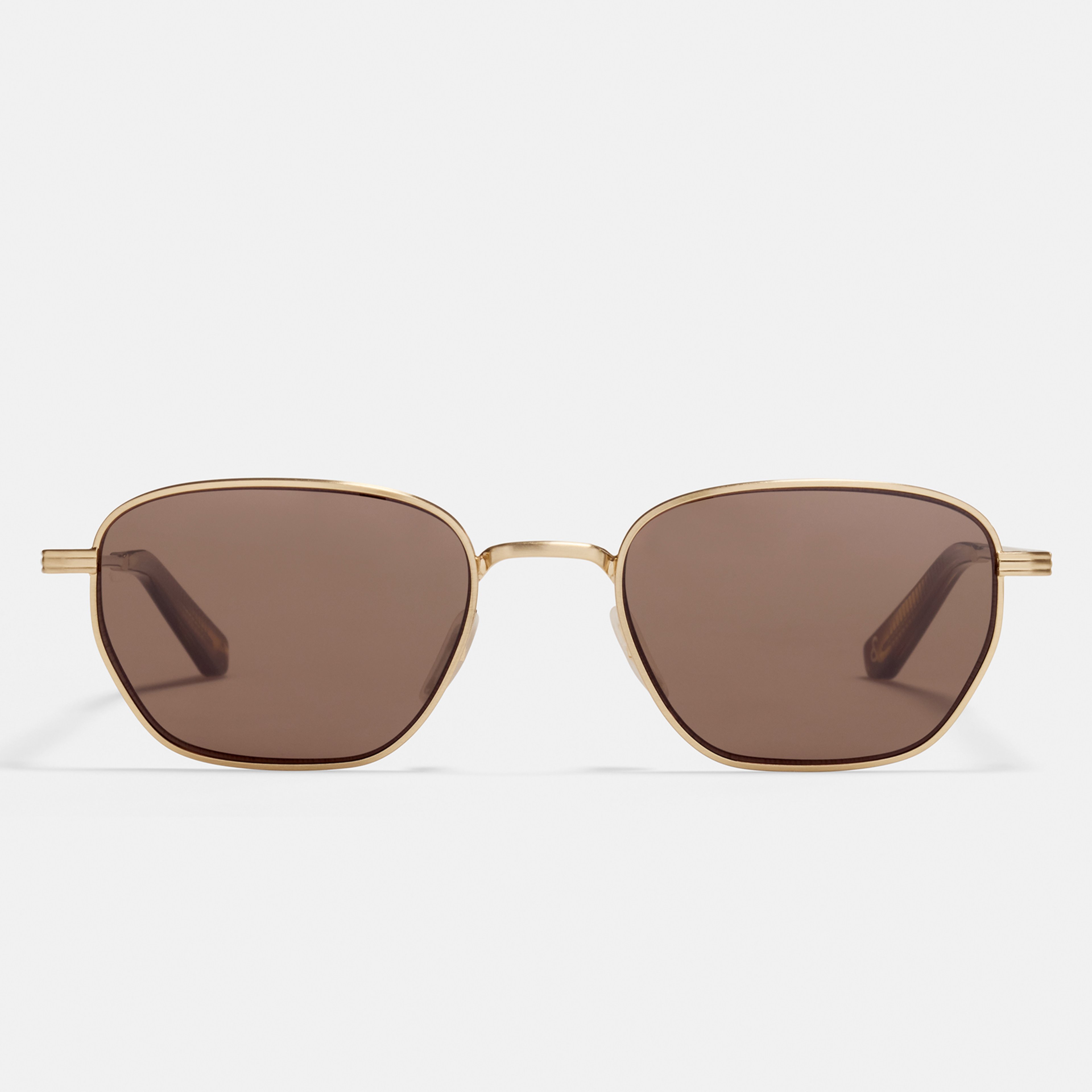 Ace & Tate Sunglasses | Hexagonal Metal in Gold
