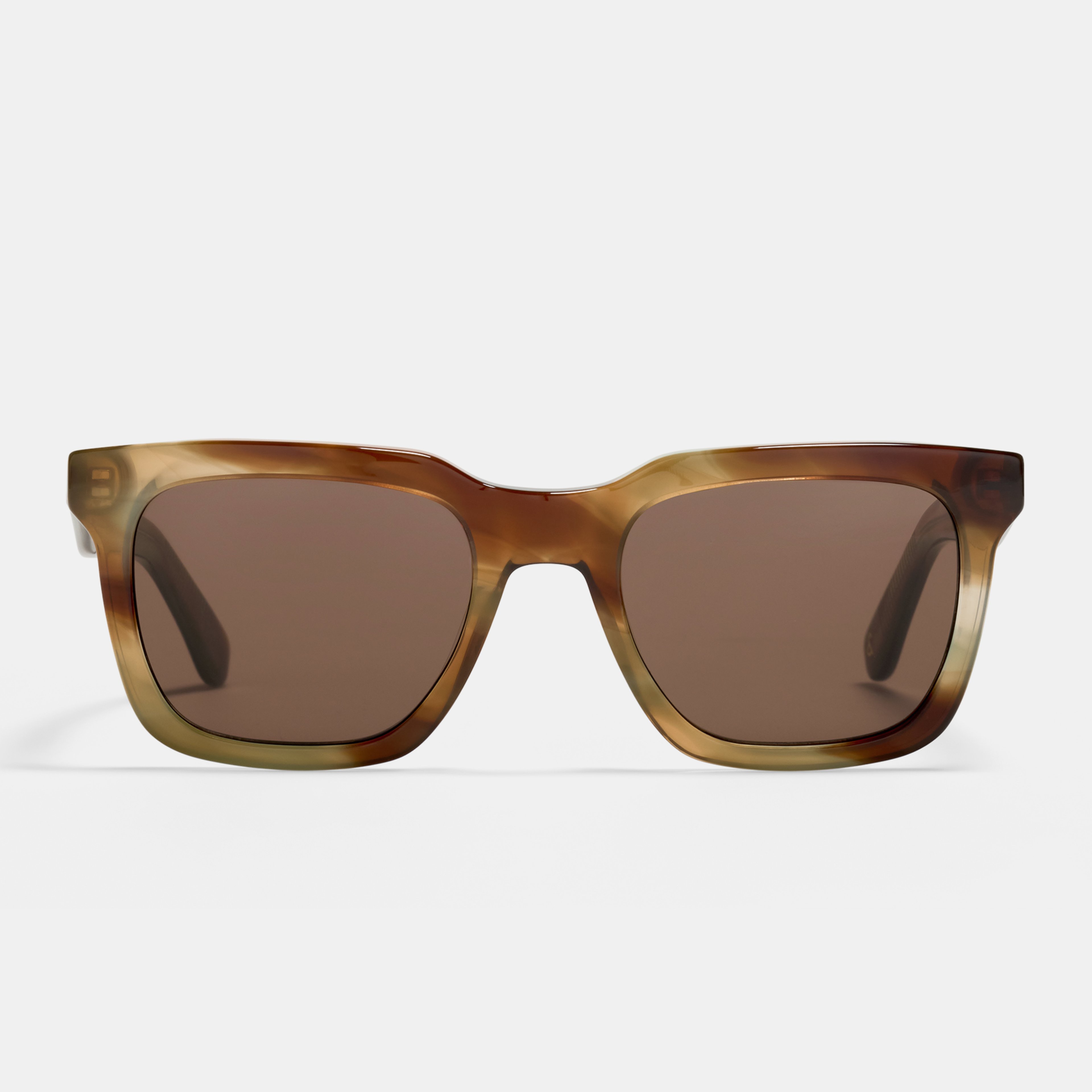 Ace & Tate Sunglasses | Square Acetate in Orange, Yellow, Brown, Green