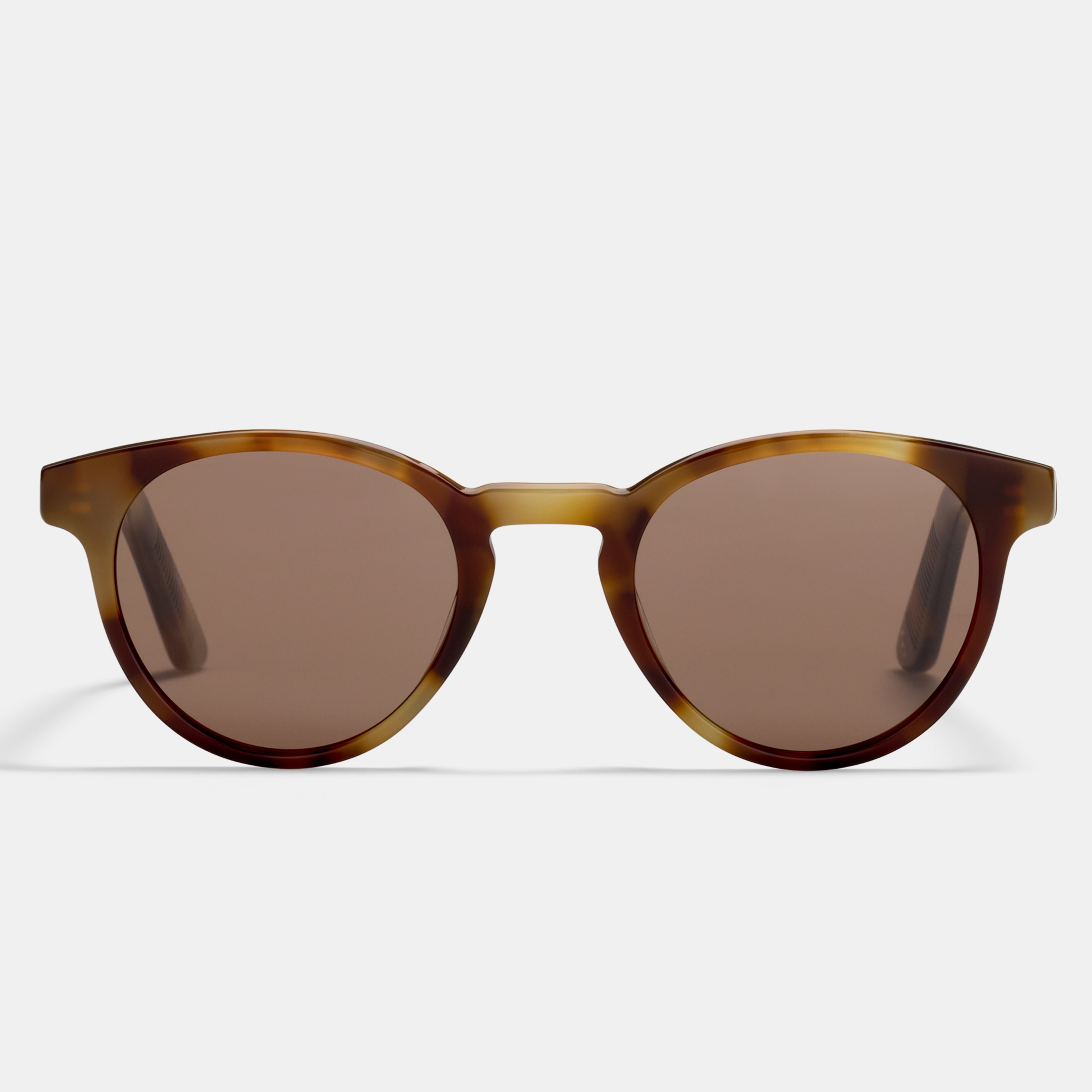 Ace & Tate Sonnenbrillen | Rund Acetat in Braun, Gelb