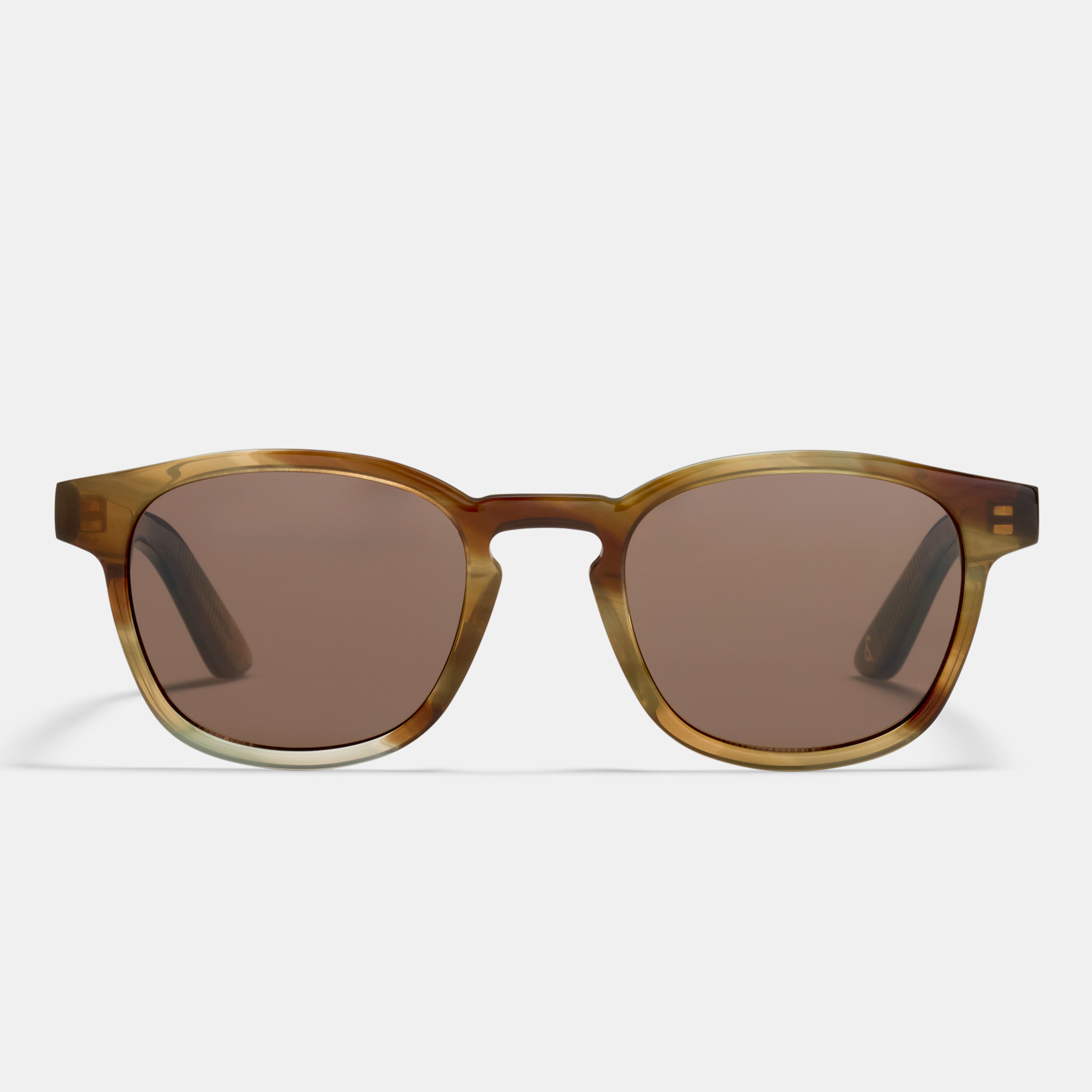 Ace & Tate Sonnenbrillen | Quadratisch Acetat in Orange, Gelb, Braun, Grün