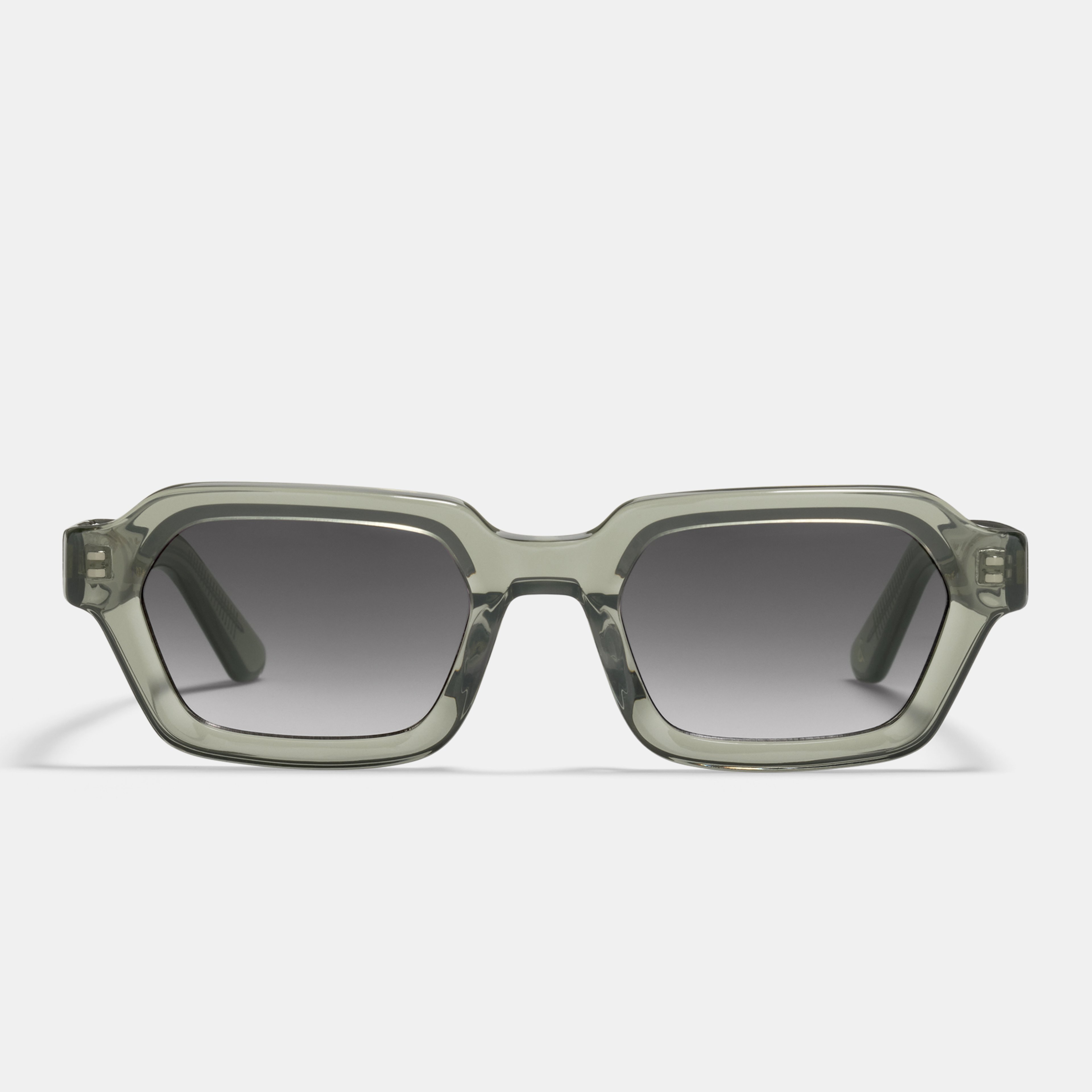 Ace & Tate Sunglasses | Rectangle Acetate in Blue, Transparent