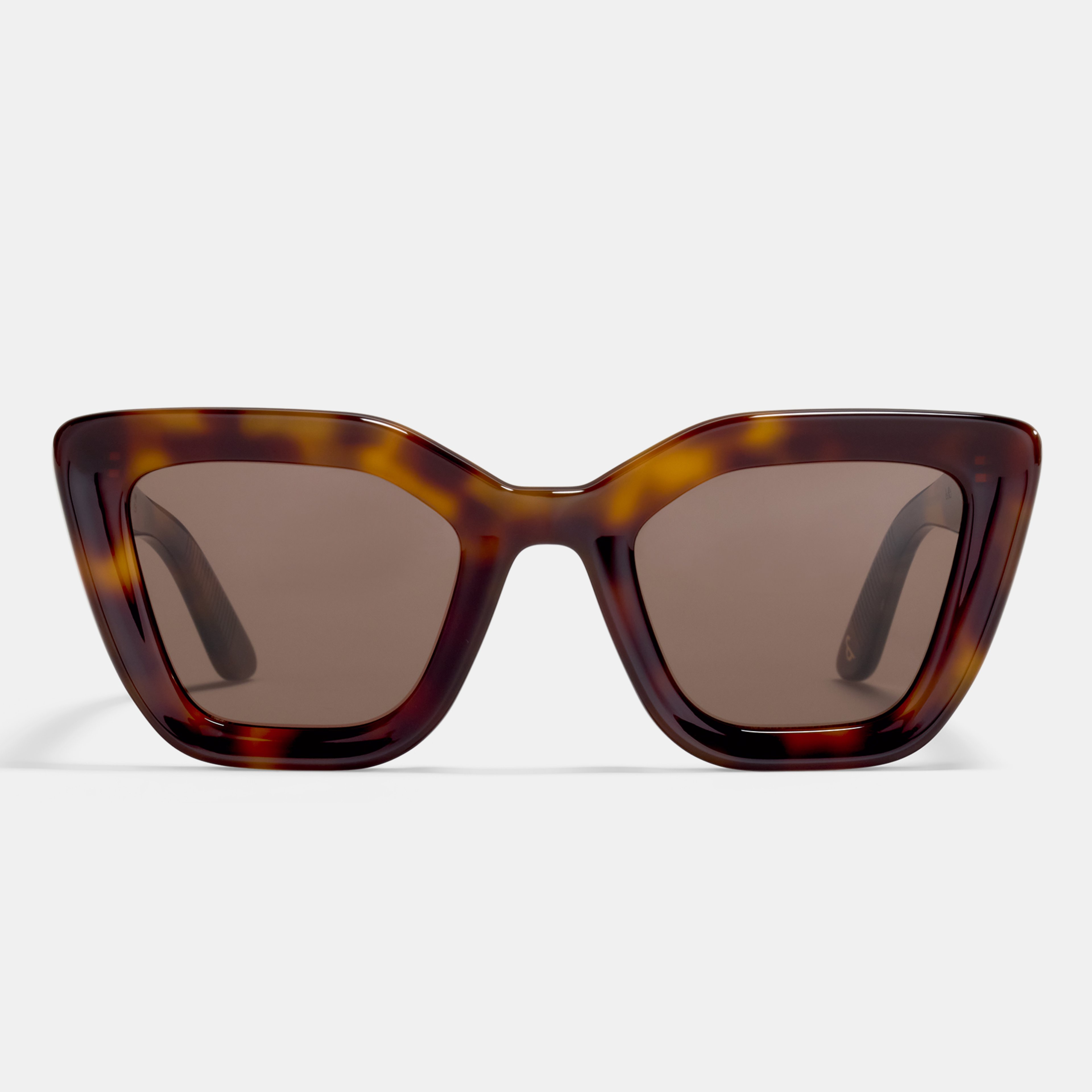 Ace & Tate Sonnenbrillen | Rechteckig Acetat in Braun, Schwarz