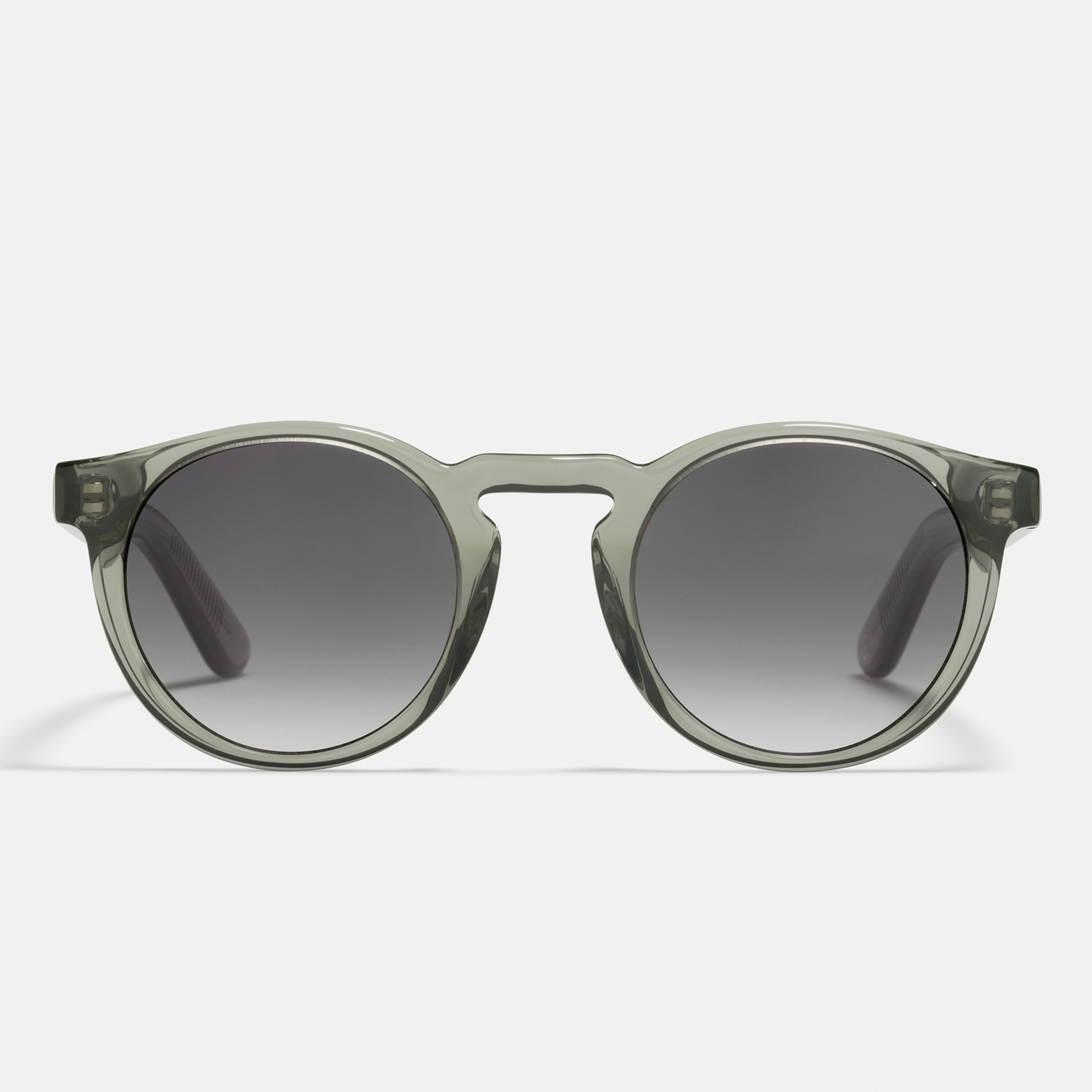 Ace & Tate Zonnebrillen | Rond Acetaat in Blauw, transparant