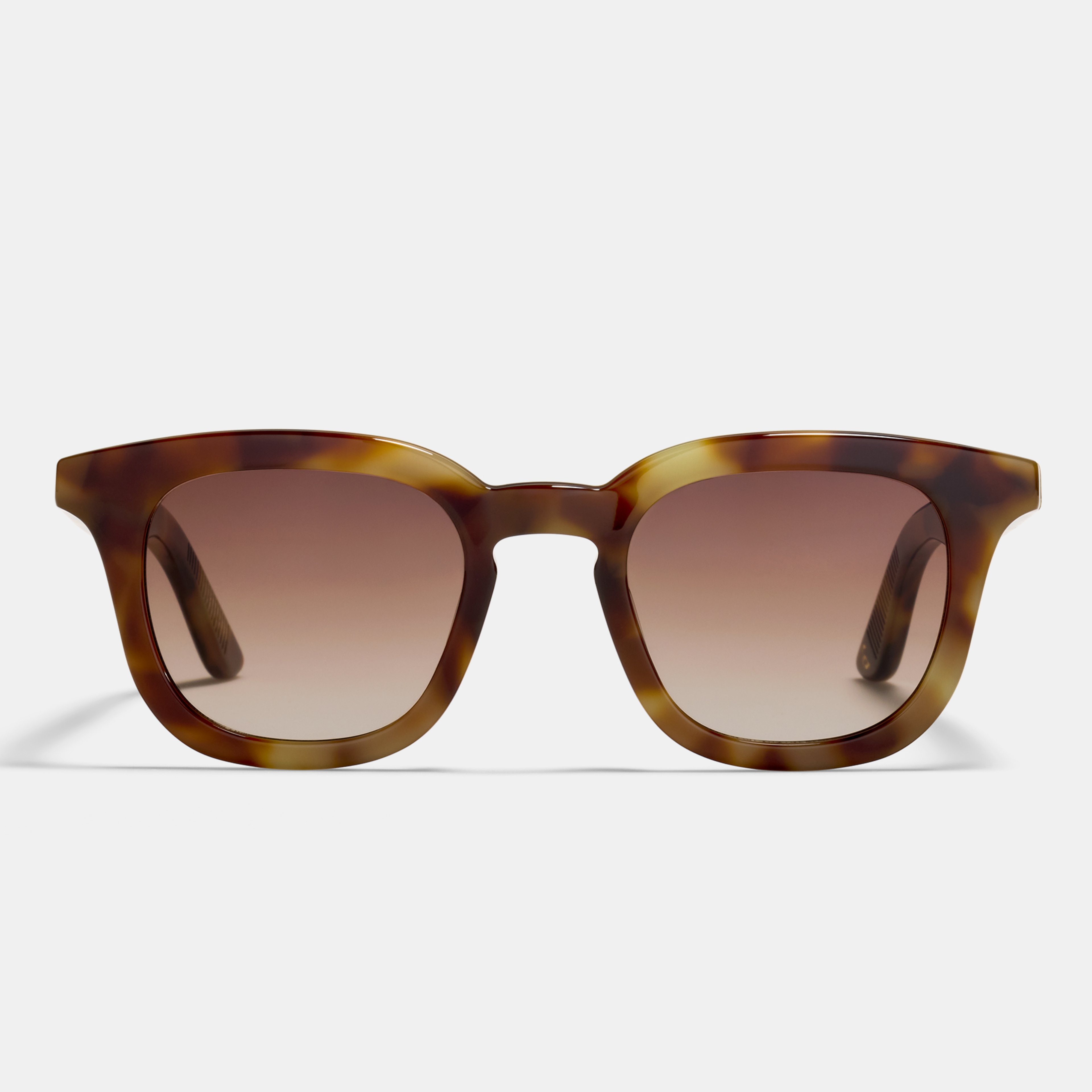 Ace & Tate Sunglasses | Square Acetate in Brown, Yellow