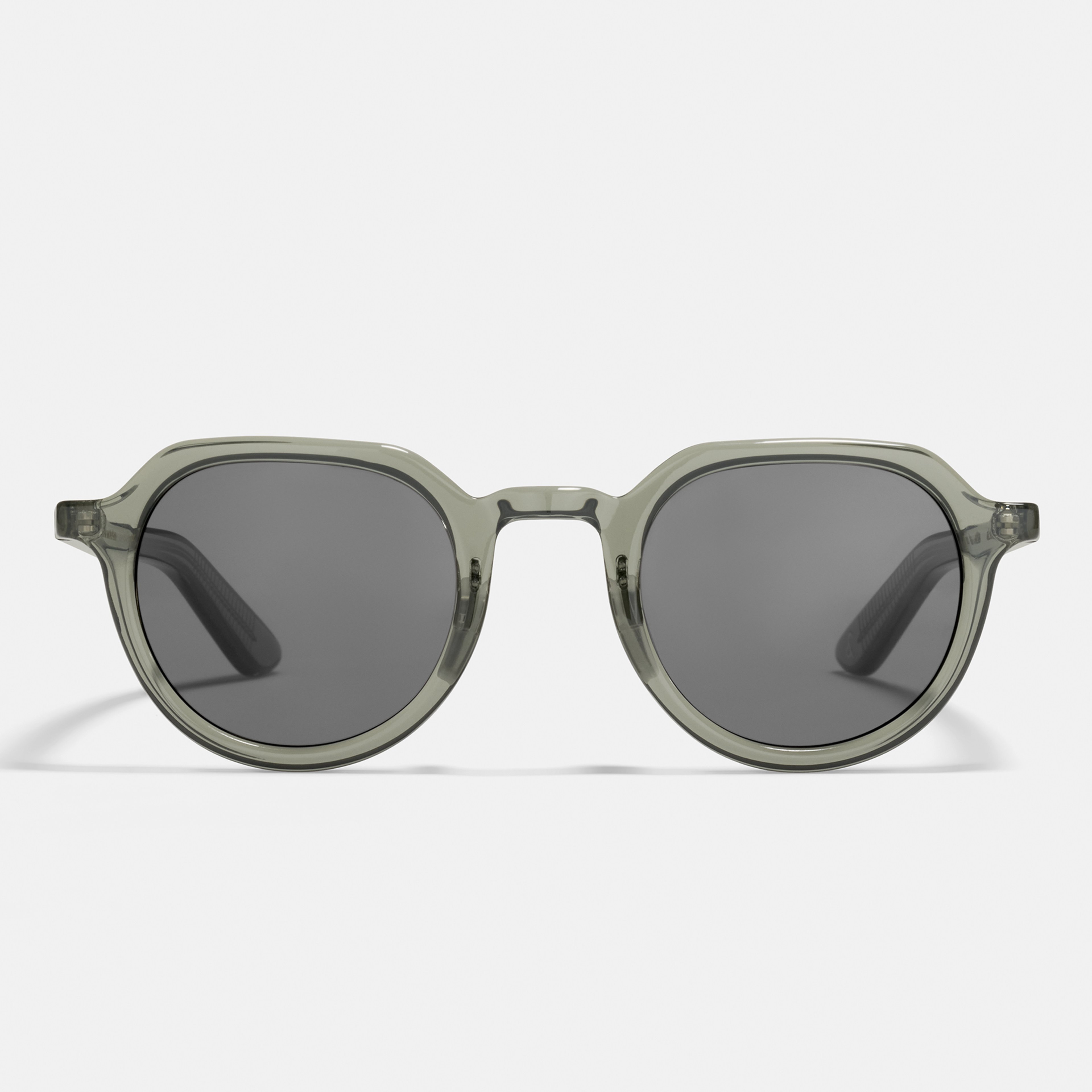 Ace & Tate Sonnenbrillen | Rund Acetat in Blau, Transparent