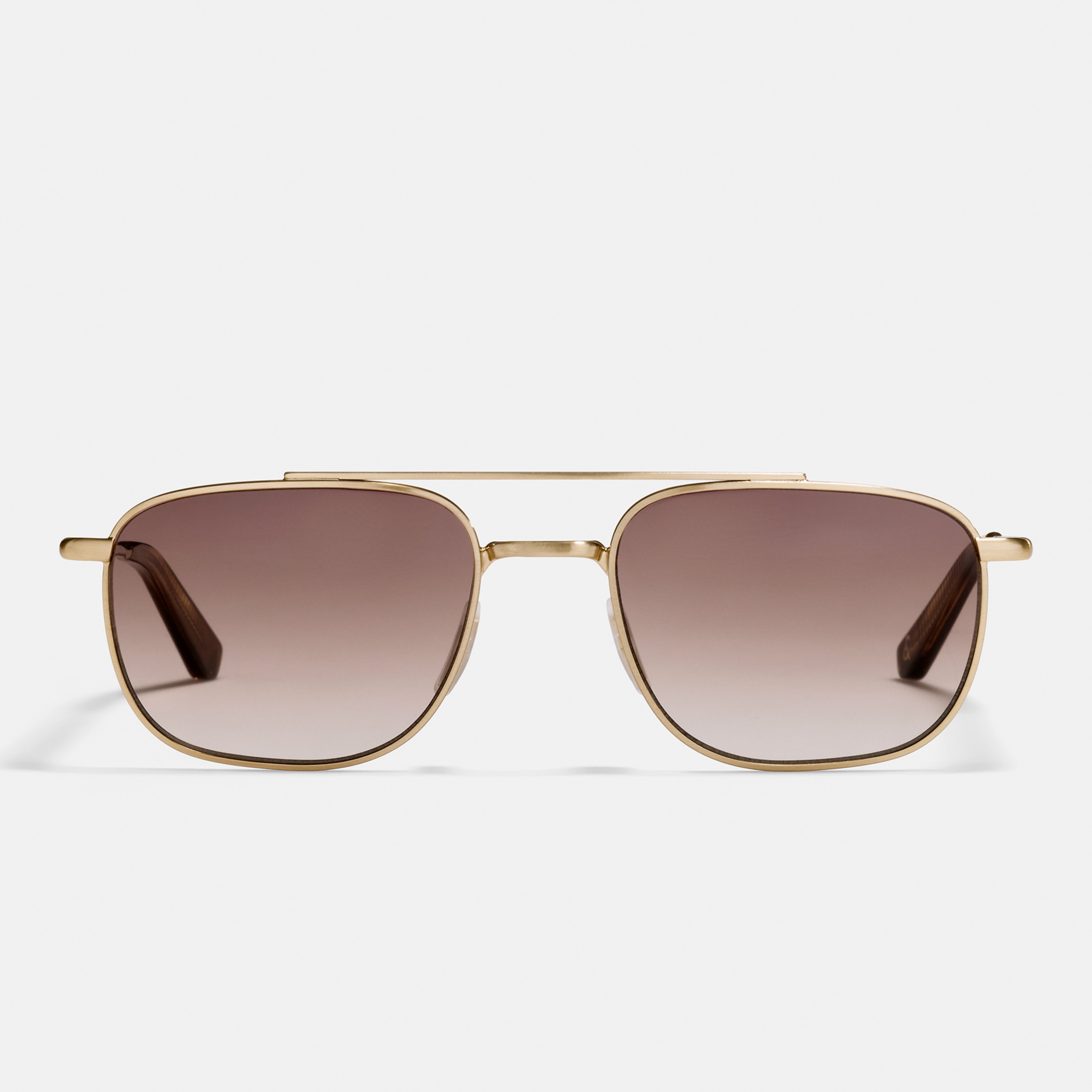 Ace & Tate Sunglasses | Square Metal in Gold