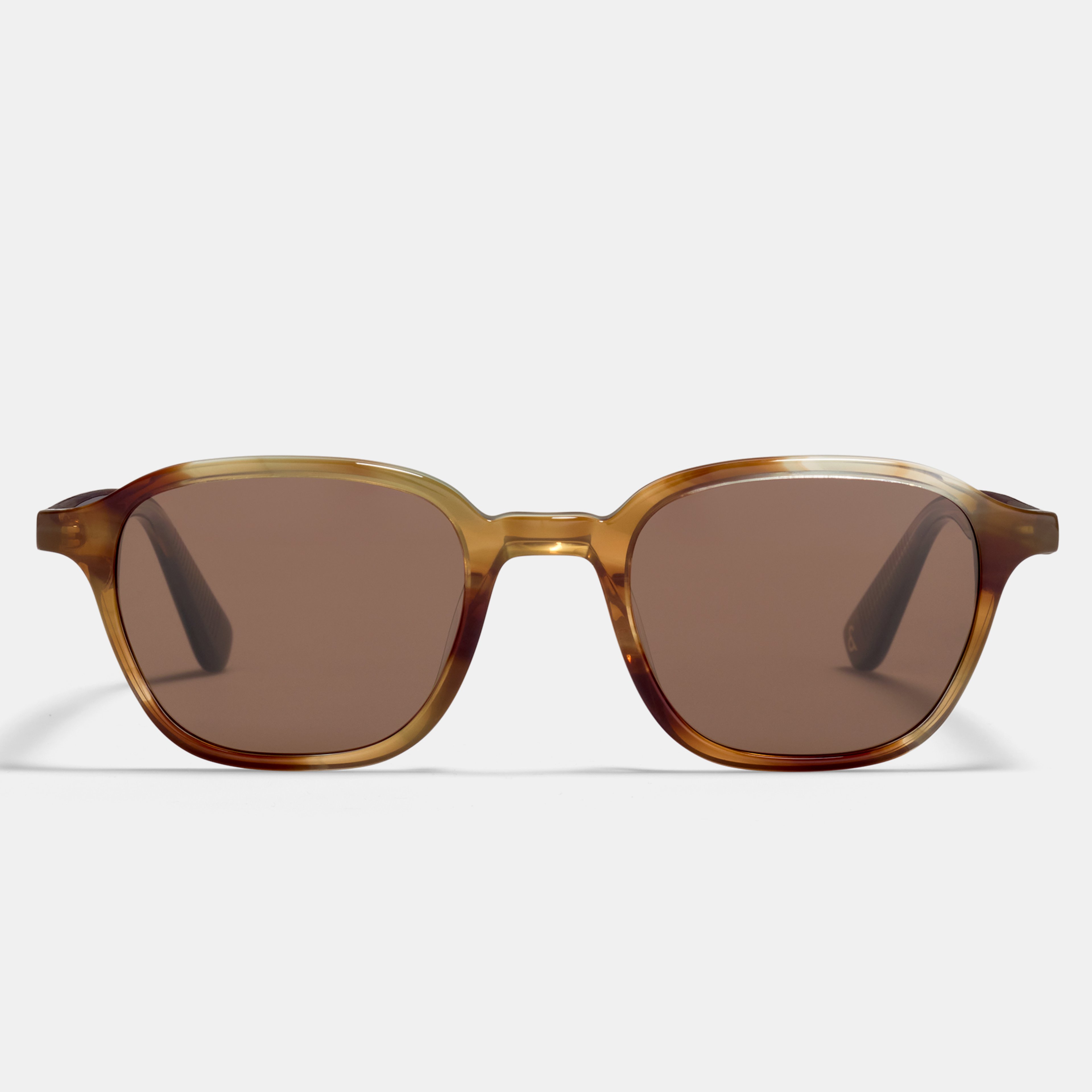 Ace & Tate Sonnenbrillen | Quadratisch Acetat in Orange, Gelb, Braun, Grün