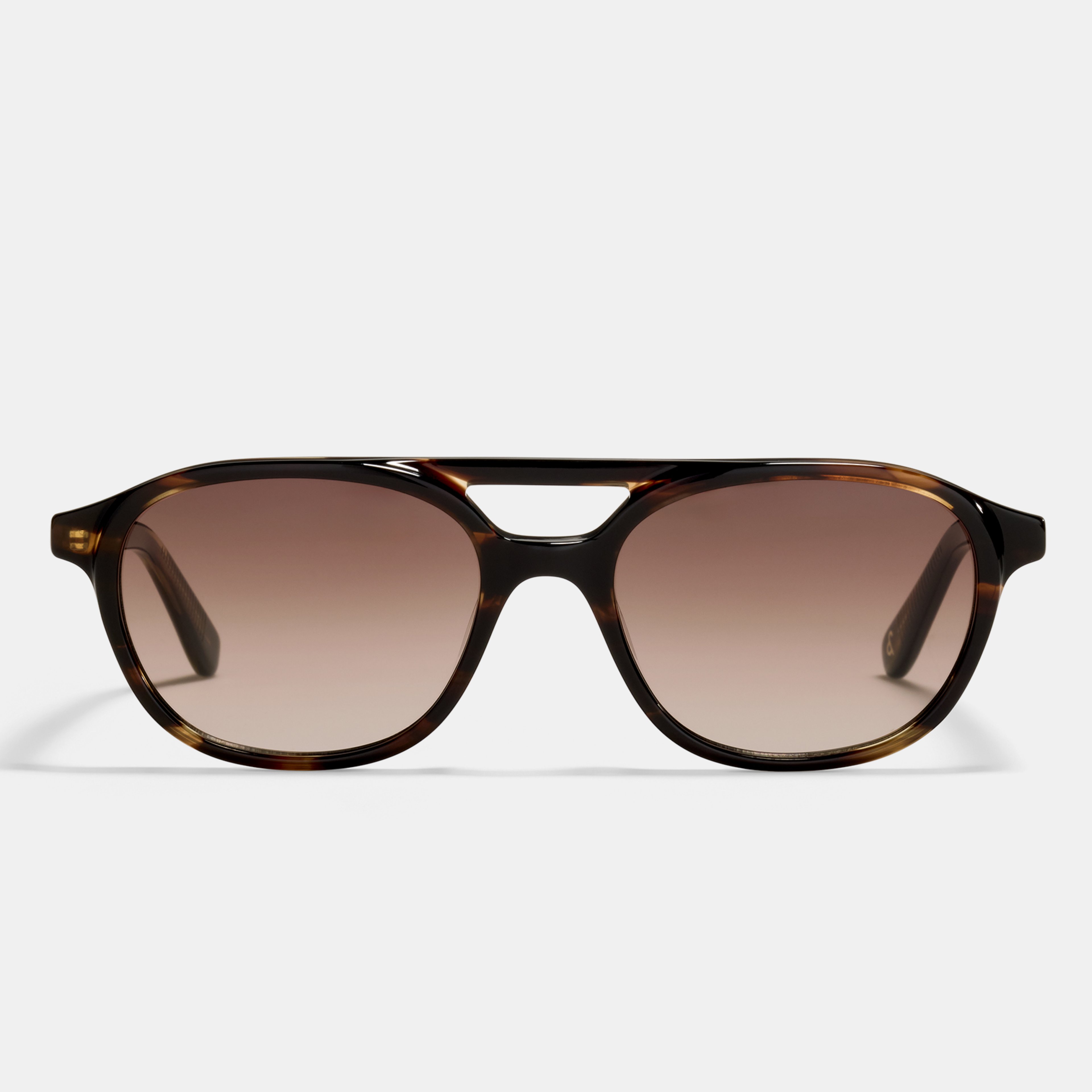 Ace & Tate Sonnenbrillen | Rund Acetat in Braun, Orange