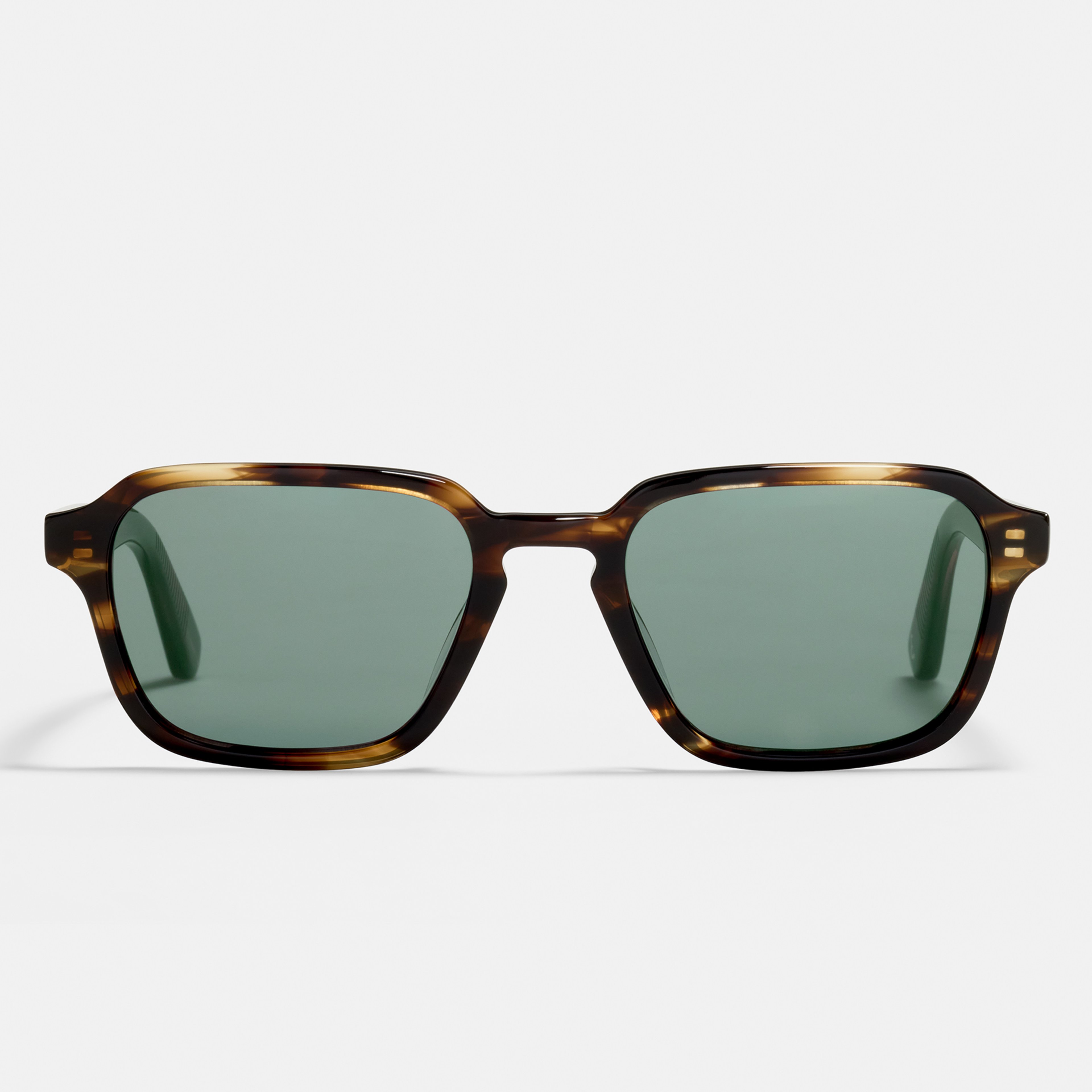 Ace & Tate Sonnenbrillen | Hexagonal Acetat in Braun, Orange