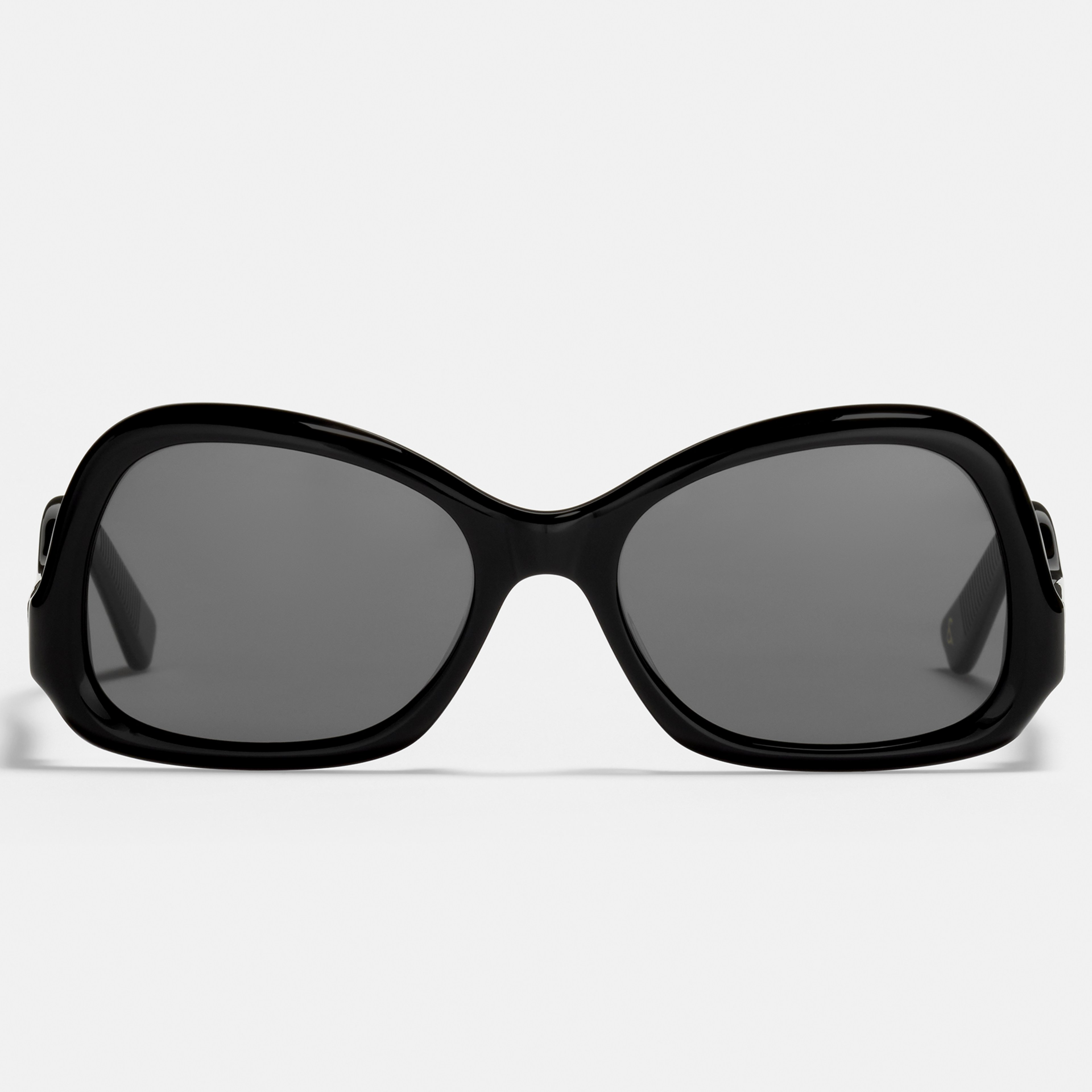 Ace & Tate Sunglasses | Hexagonal Acetate in Black