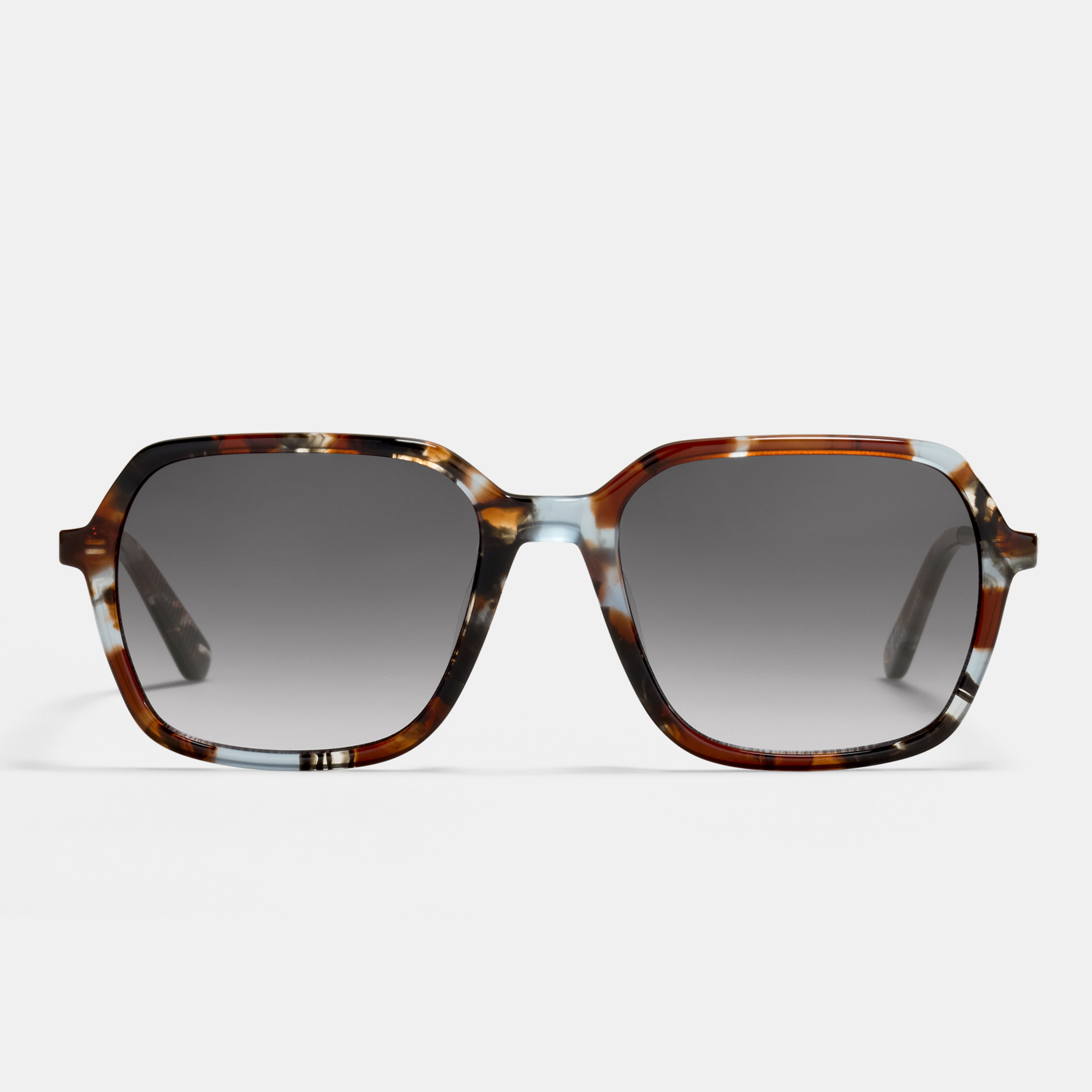 Ace & Tate Zonnebrillen | Vierkant Acetaat in Blauw, Zwart, Bruin