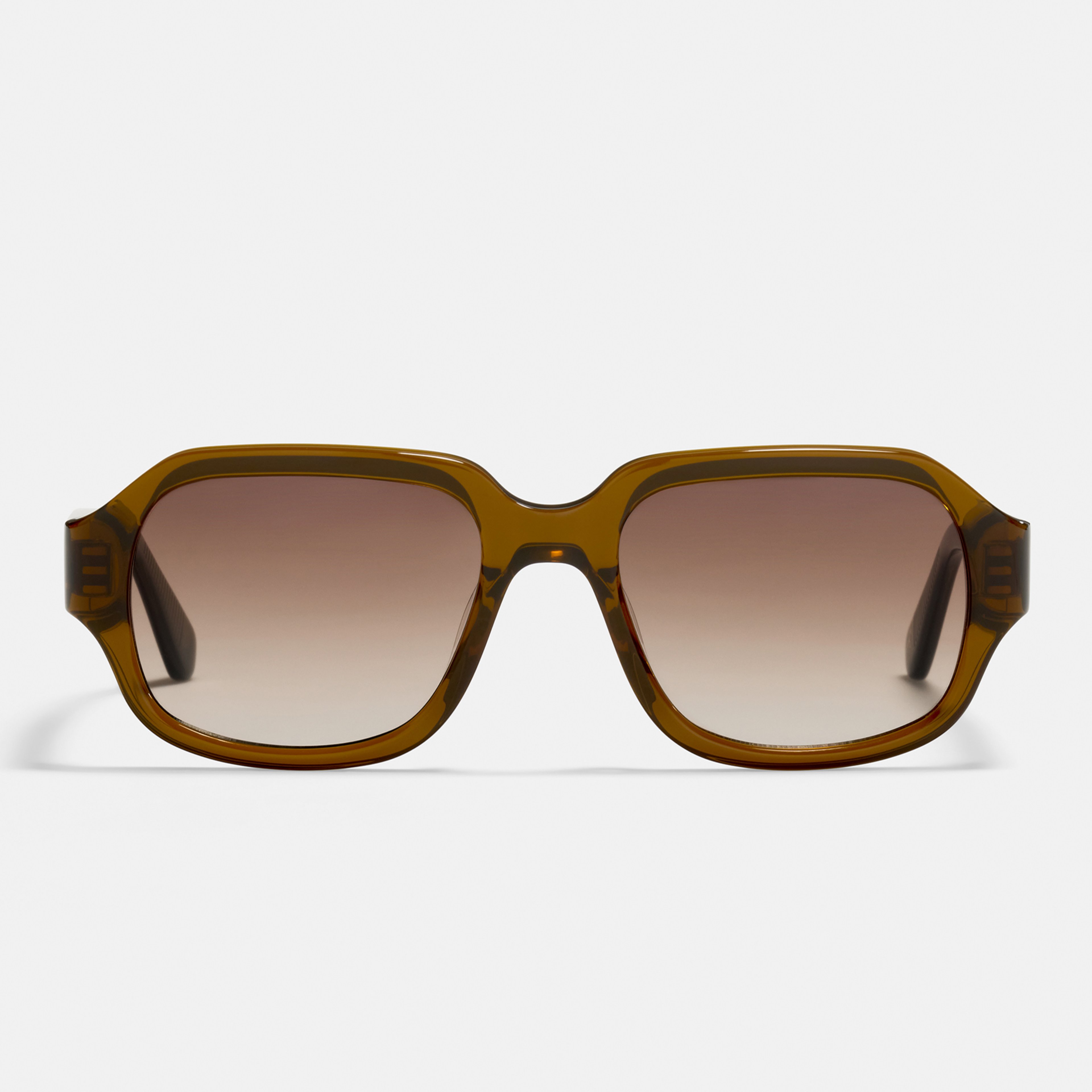 Ace & Tate Sunglasses | Square Acetate in Brown