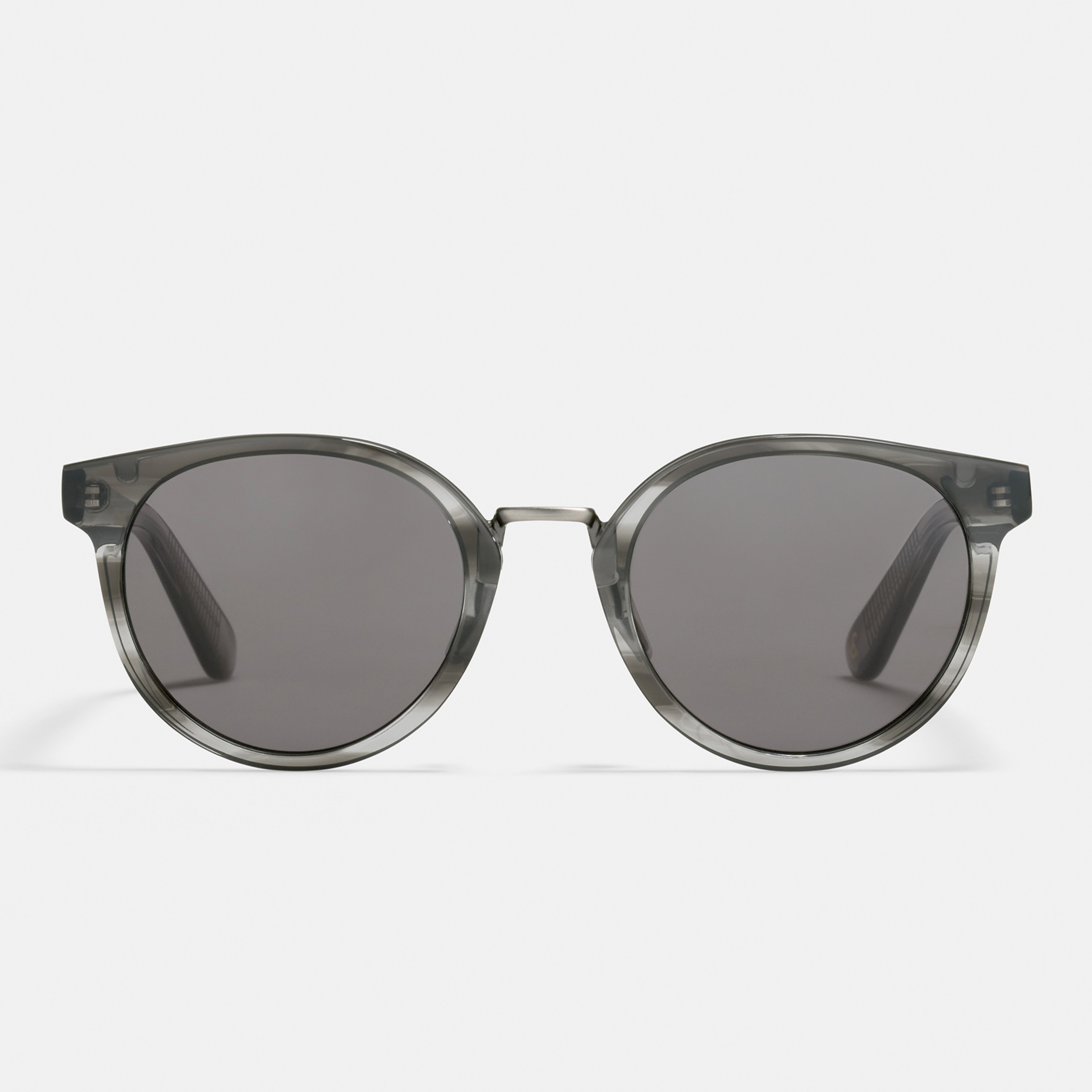 Ace & Tate Sonnenbrillen | Rund Acetat in Transparent, Grau
