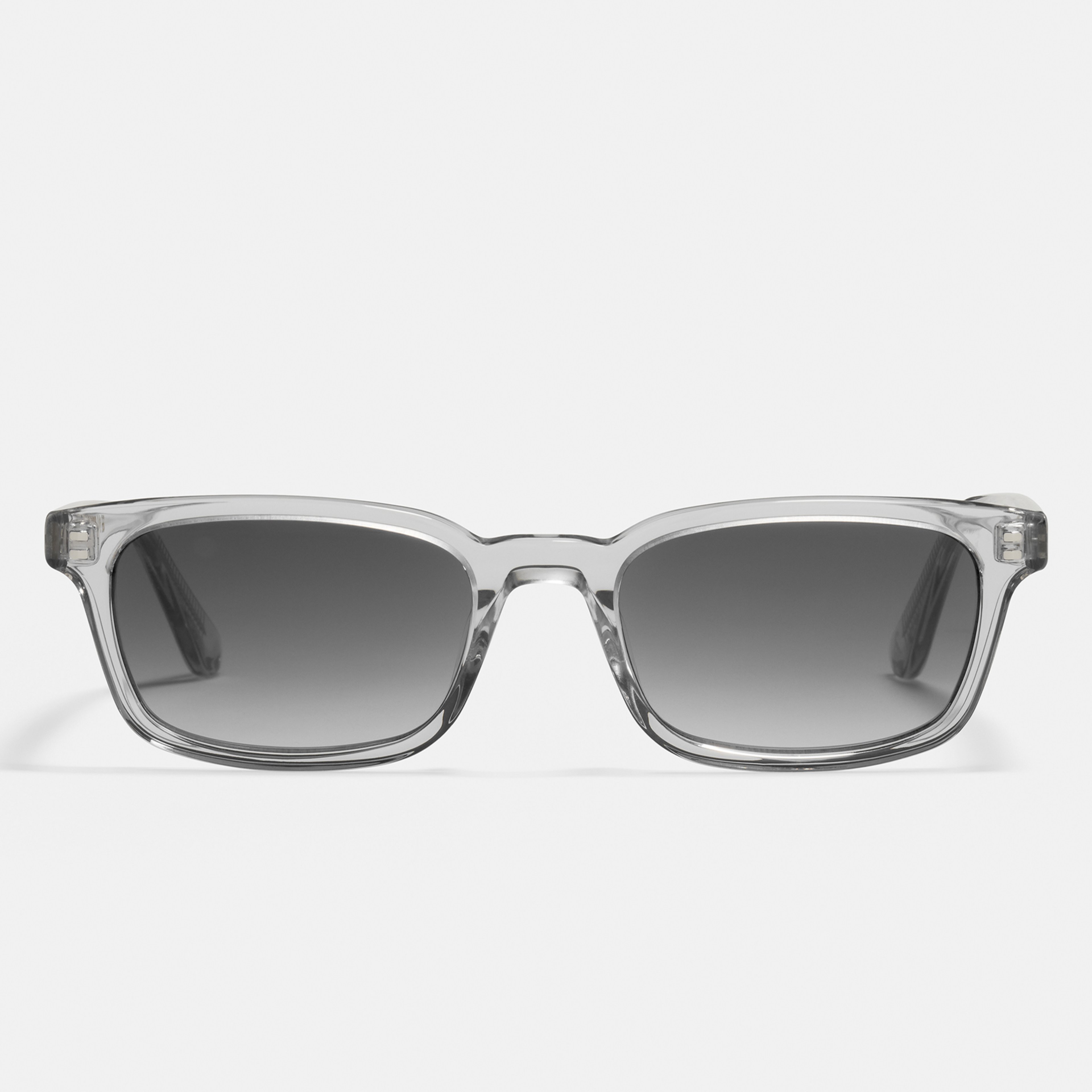 Ace & Tate Sunglasses | Square Acetate in Clear, Grey