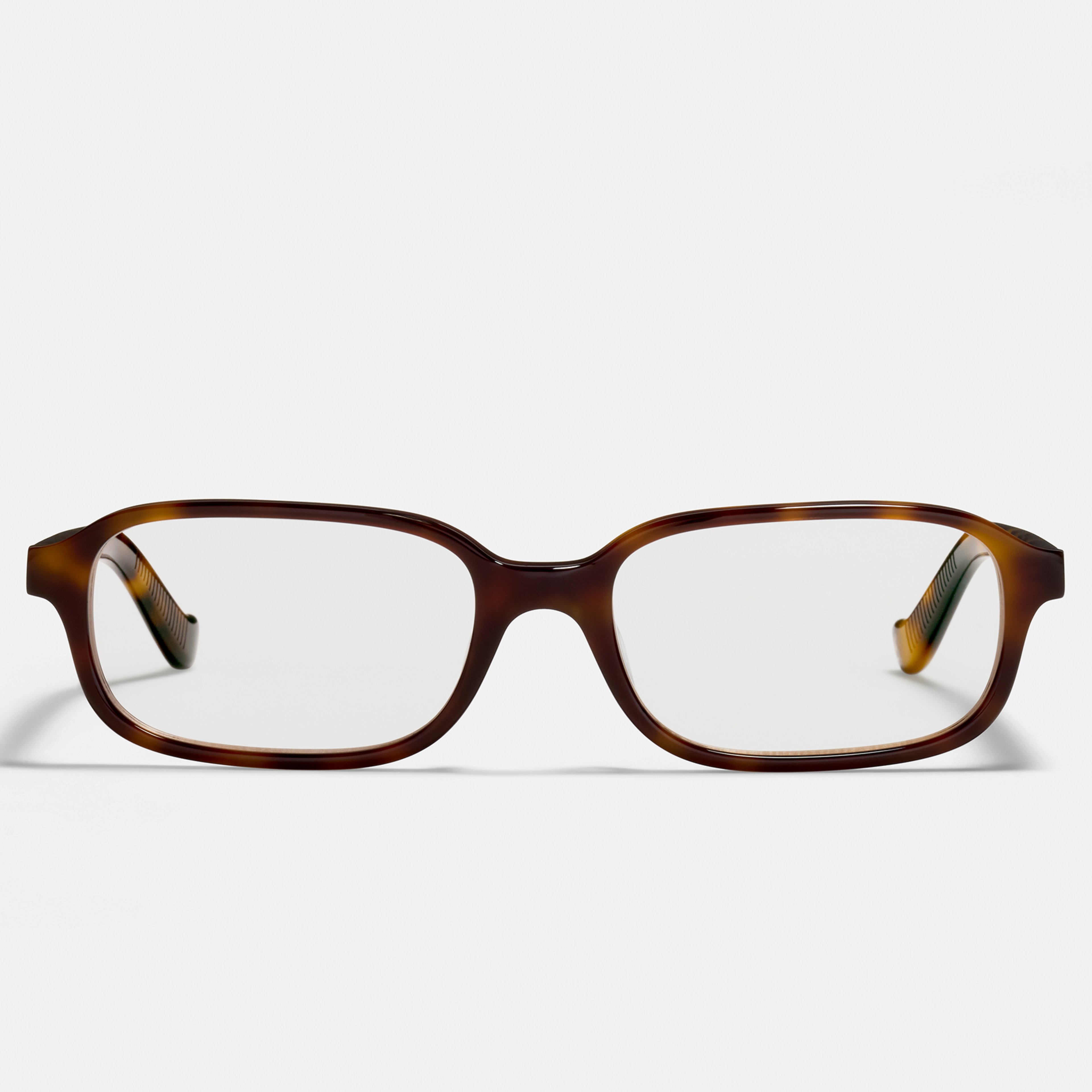 Ace & Tate Glasses | Rectangle Acetate in Black, Brown