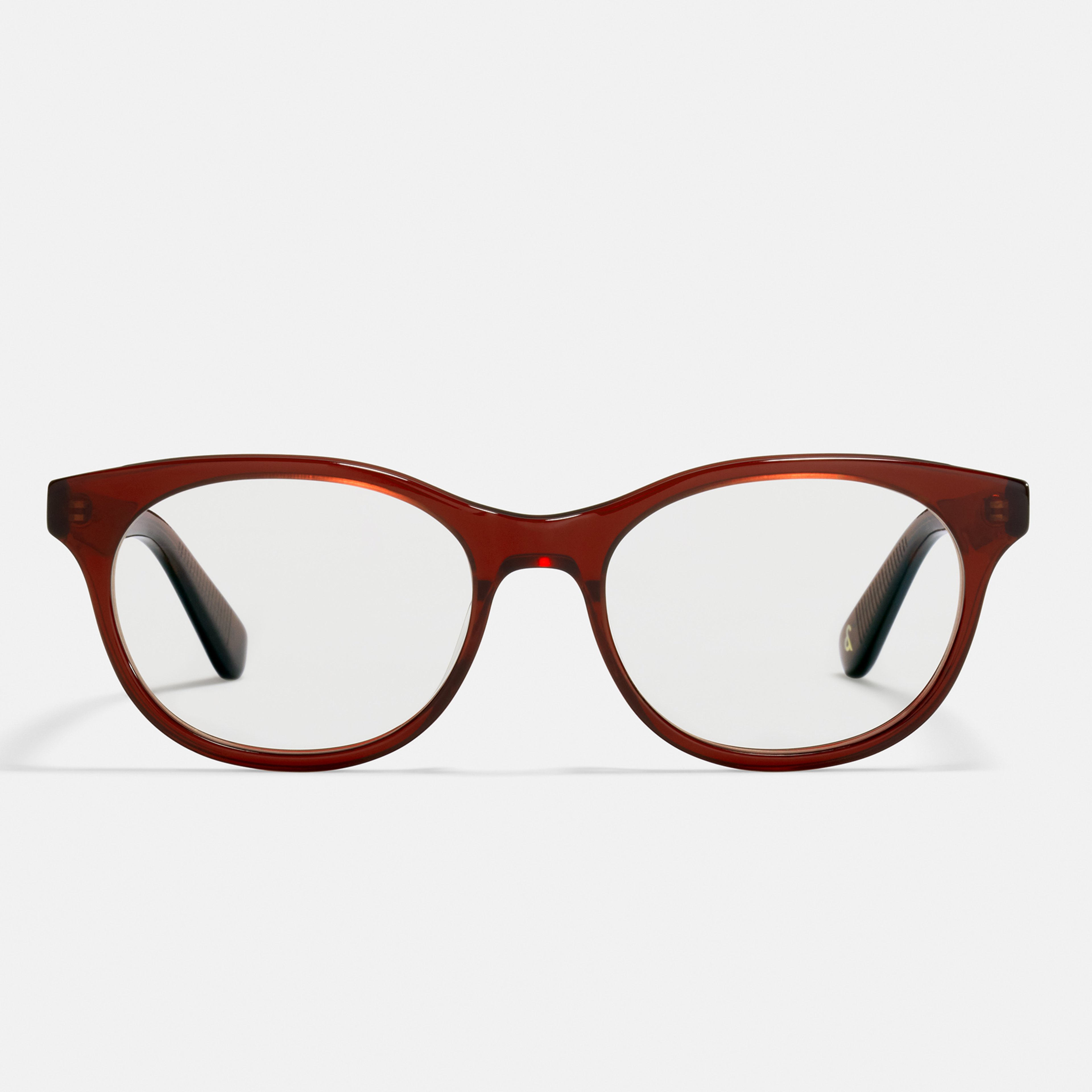 Ace & Tate Brillen | Rond Acetaat in Rood