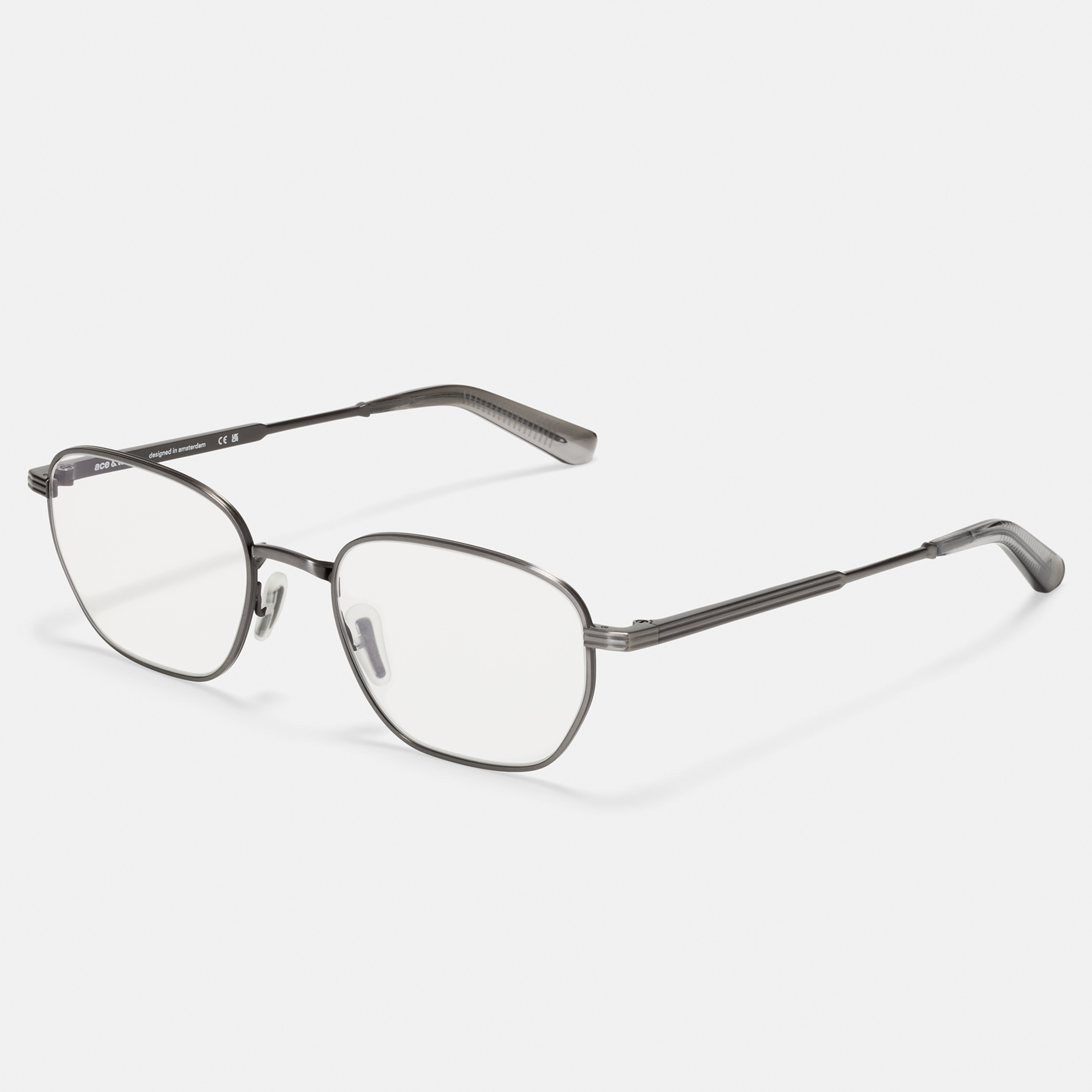 Ace & Tate Brillen | Hexagonal Metaal in Grijs