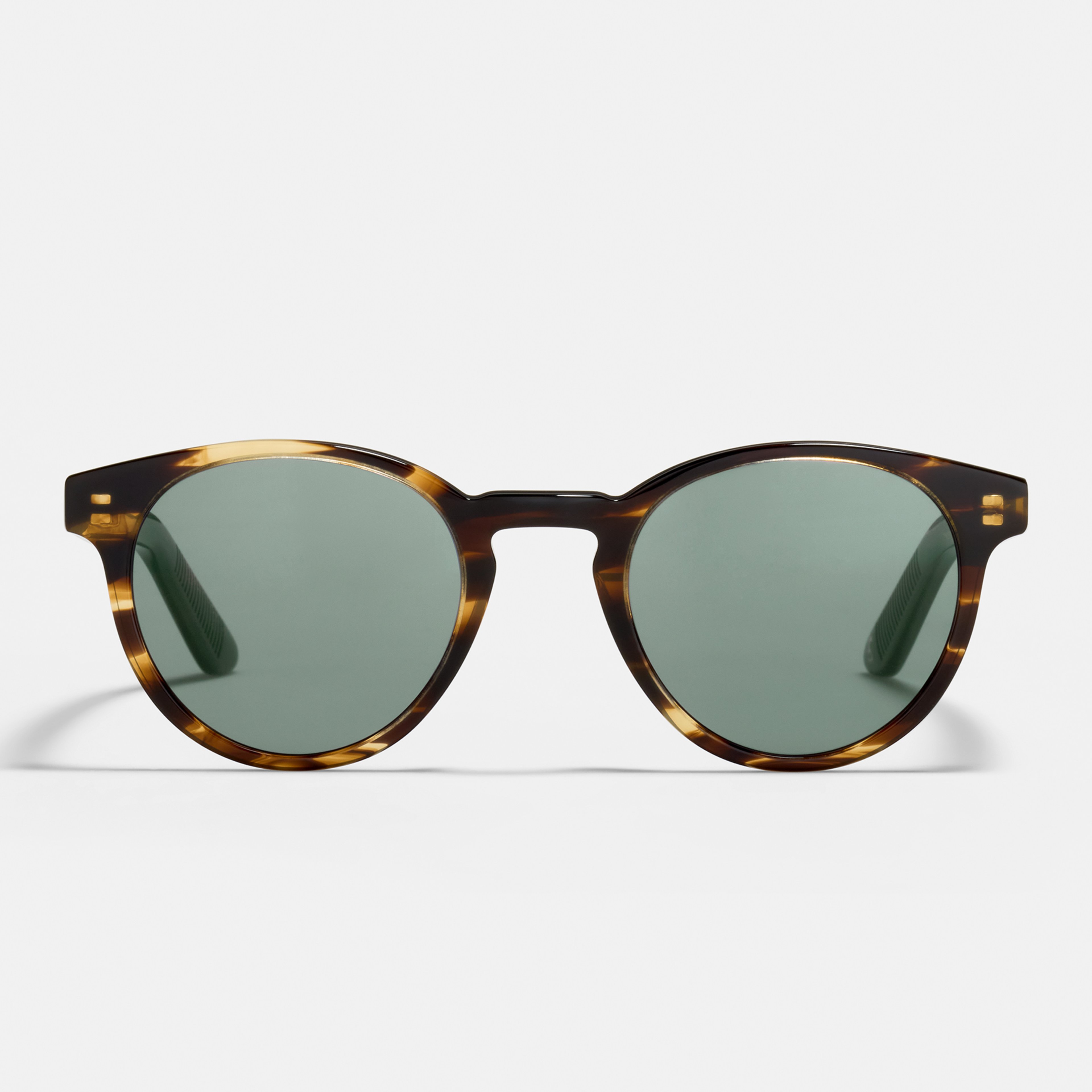Ace & Tate Sunglasses | Round Acetate in Brown, Orange