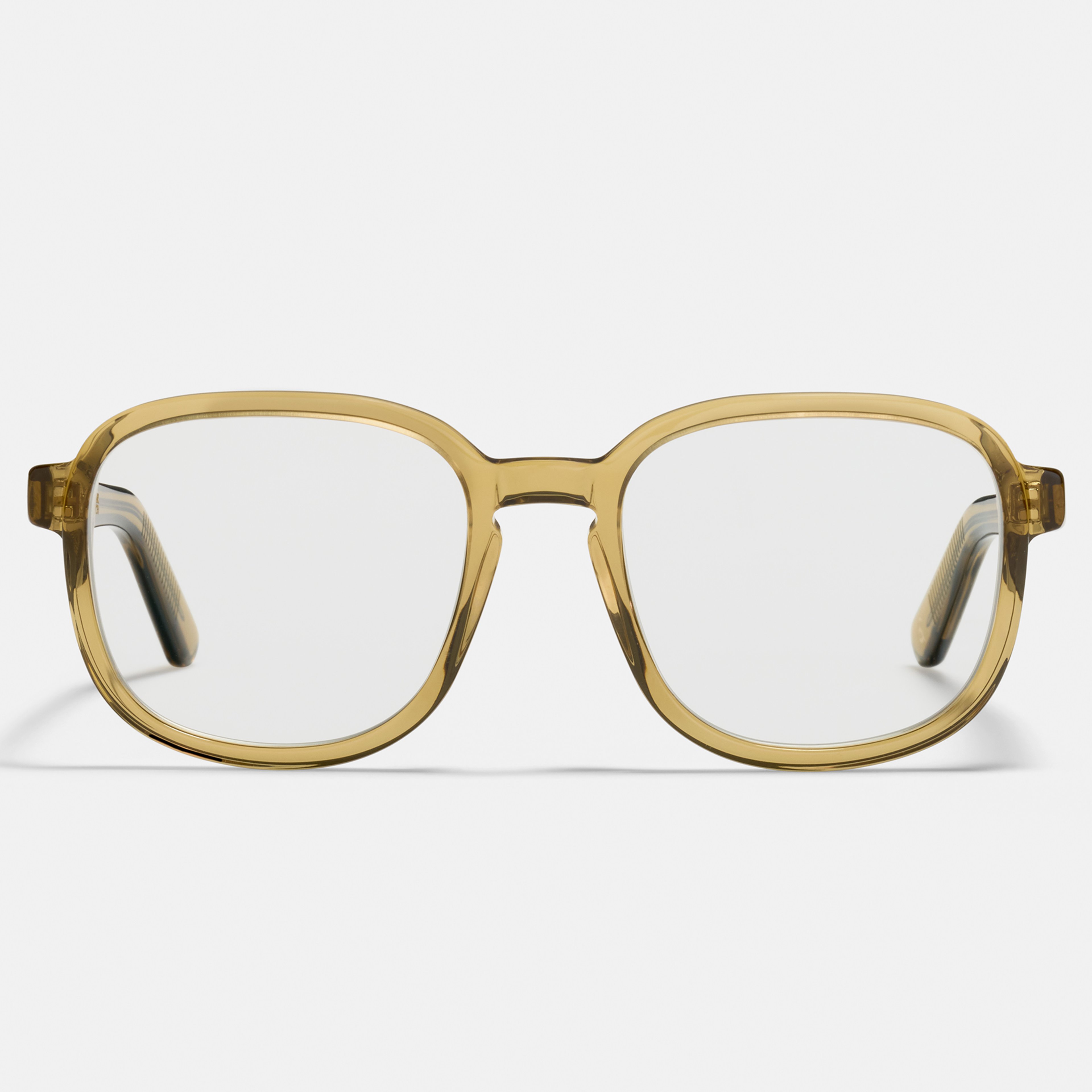 Ace & Tate Glasses | Square Acetate in Brown